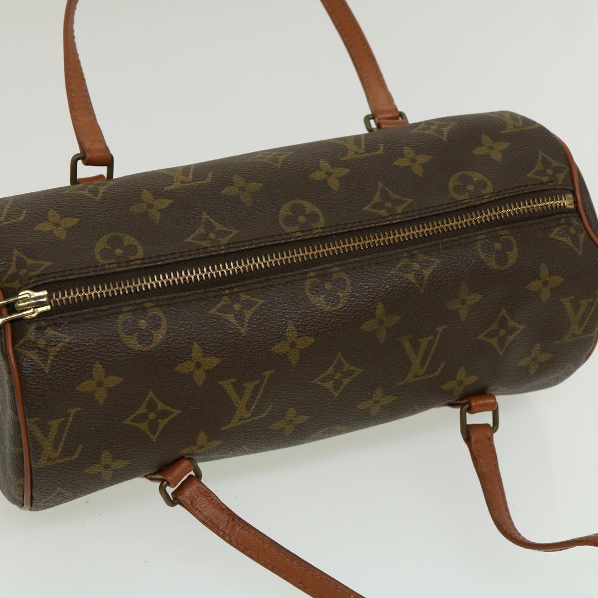 Louis Vuitton Brown Canvas Papillon 26 handbag bag