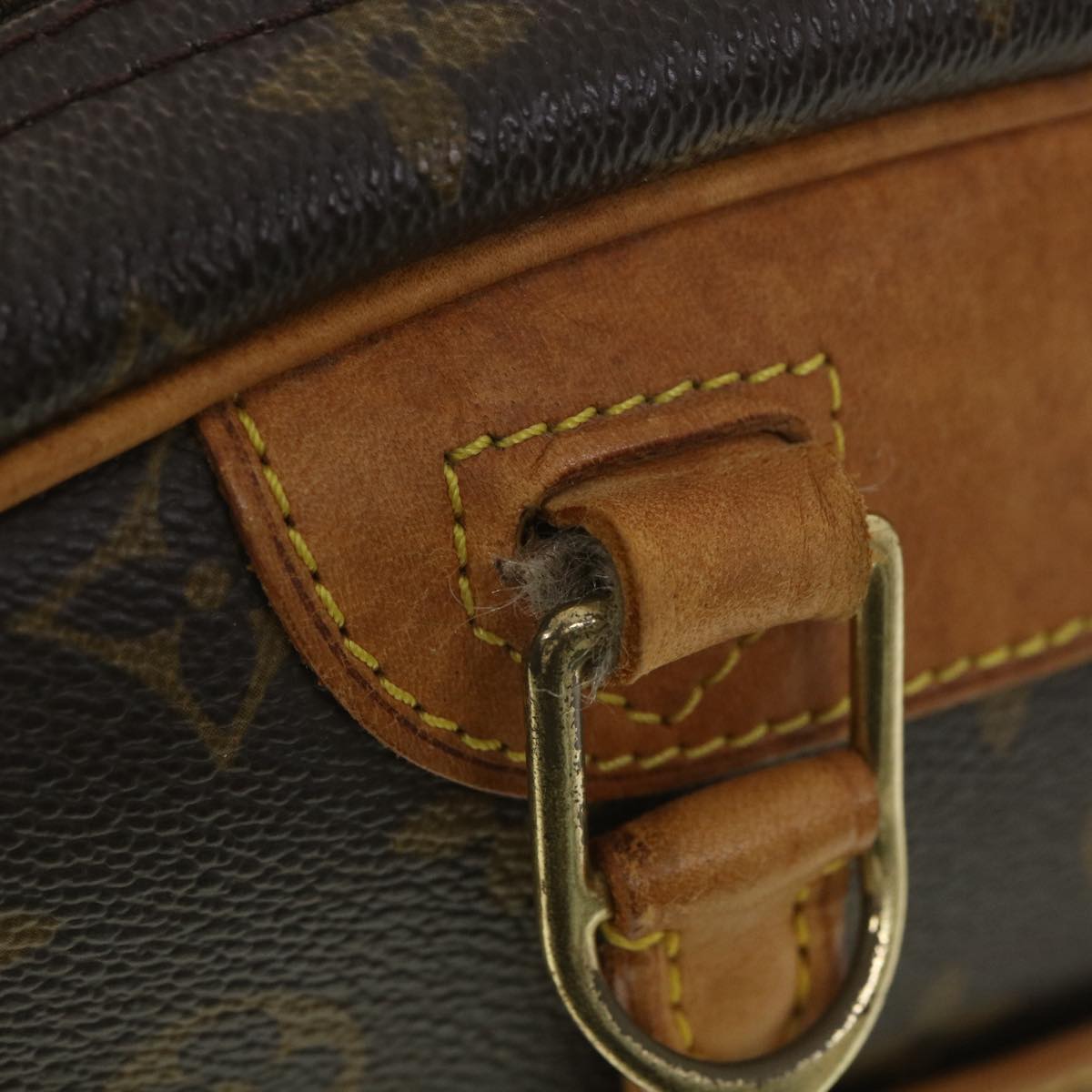 Louis Vuitton Brown Canvas Trouville handbag bag