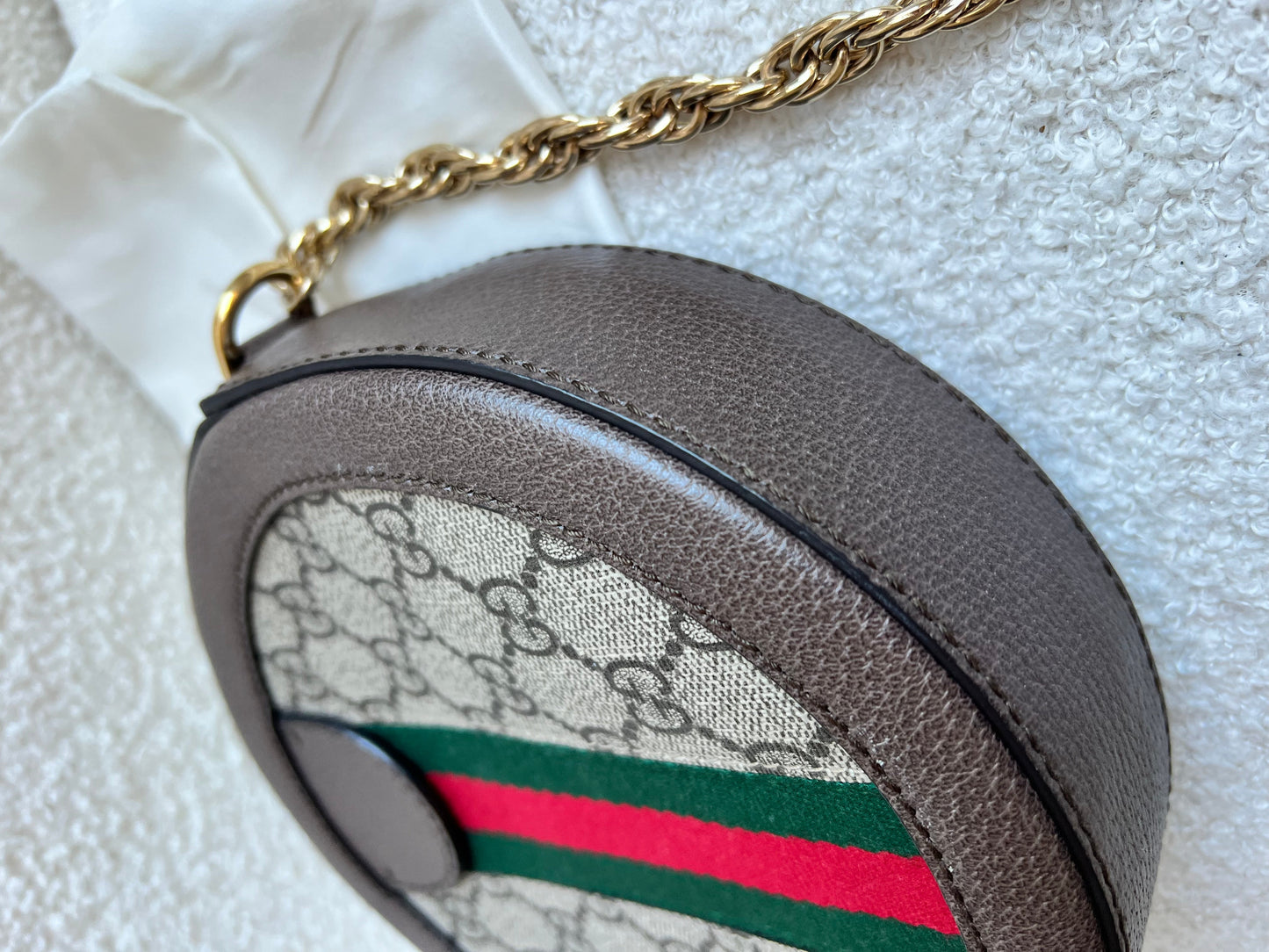 Gucci GG Ophidia Mini GG Round Shoulder Bag (RRP £1,270)