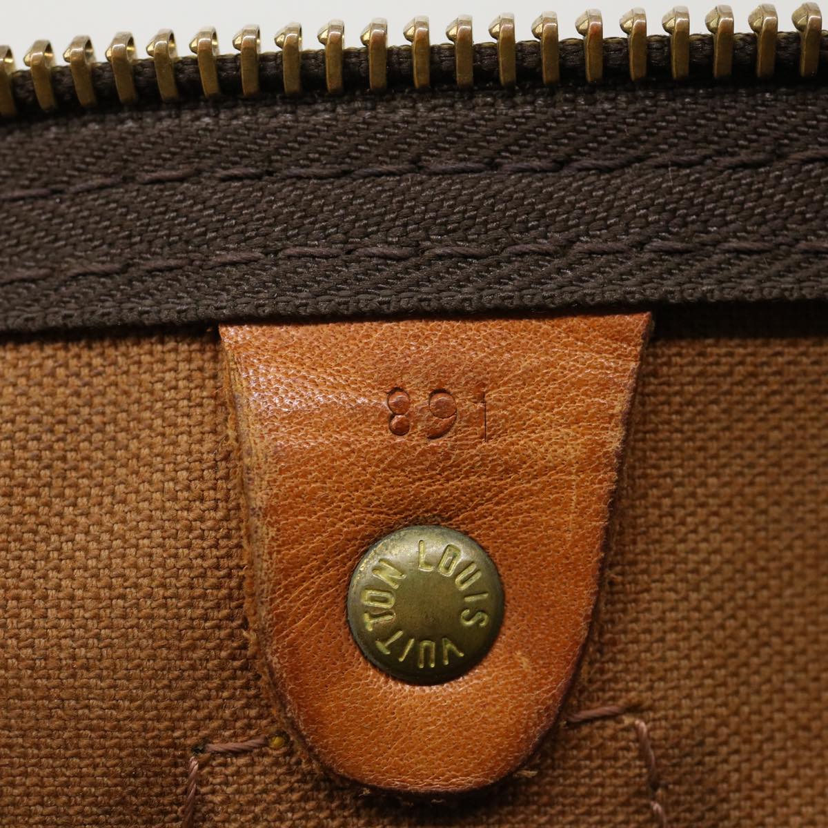 Louis Vuitton Brown Canvas Speedy 30 handbag bag