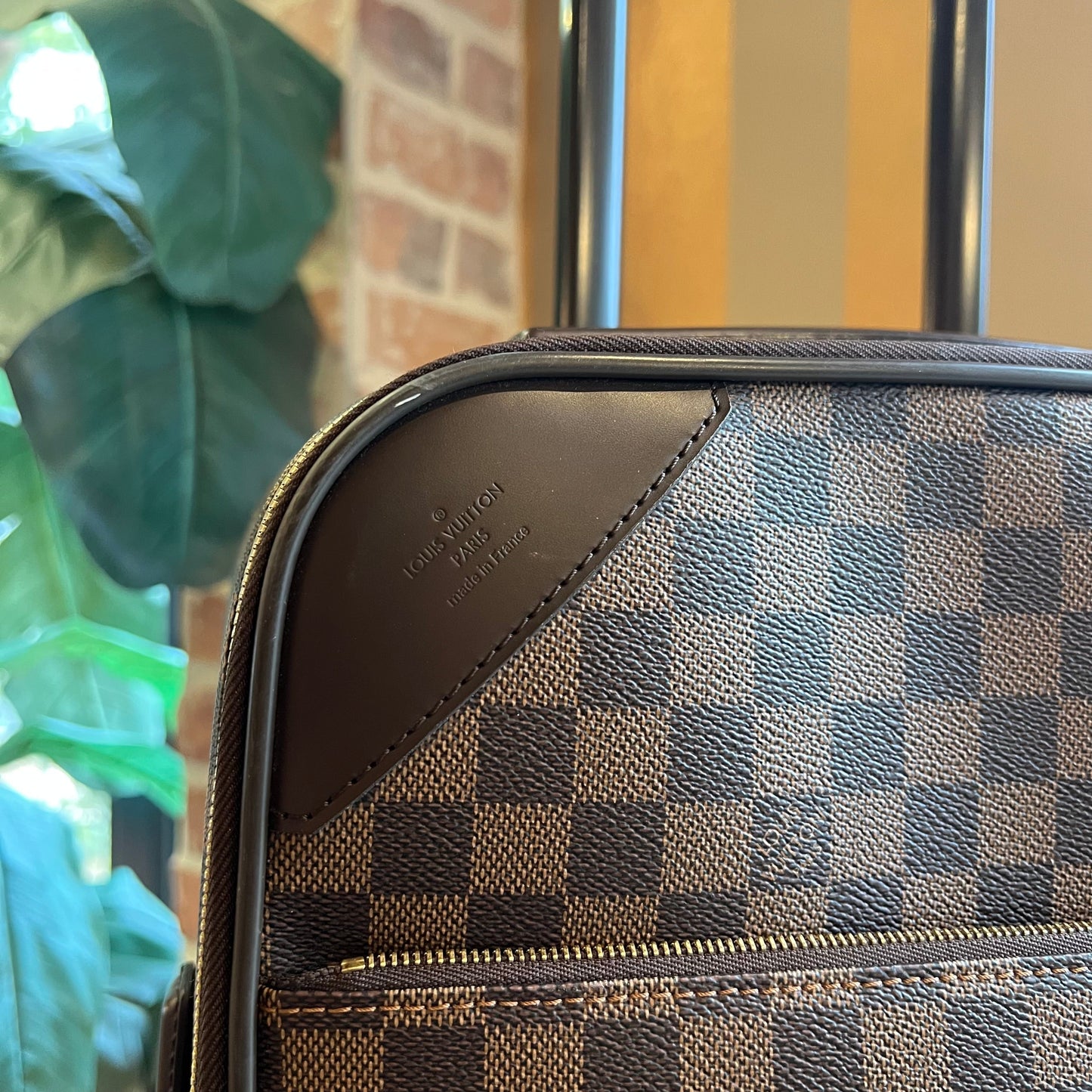 LOUIS VUITTON  Pegase 50 Damier Ebene Canvas Suitcase