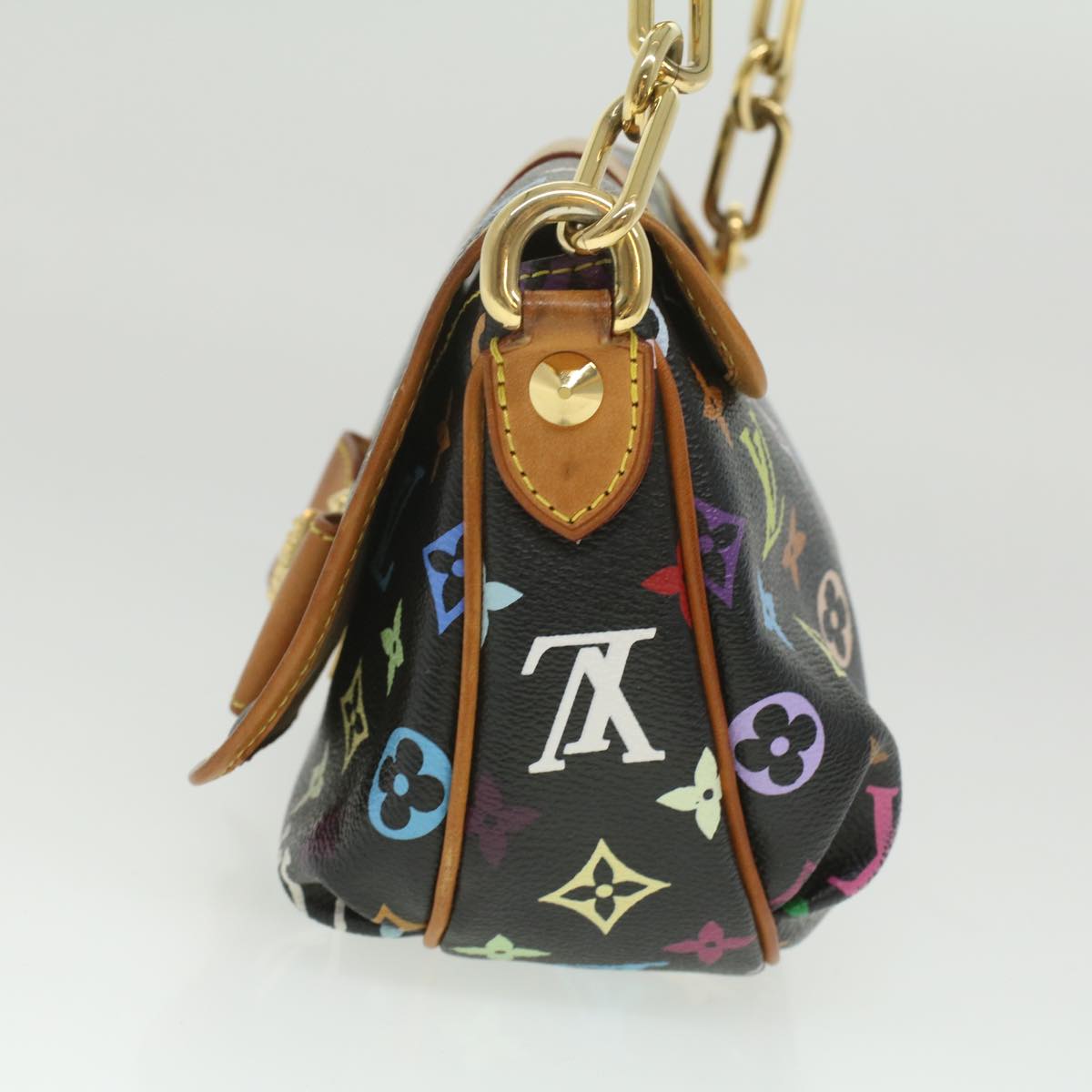 Louis Vuitton Black Canvas Patti shoulder bag