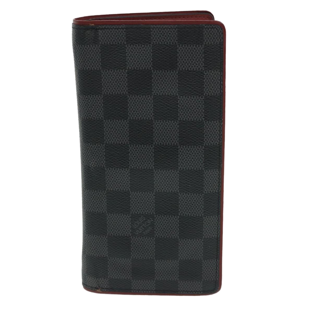 Louis Vuitton Black Canvas Brazza wallet accessories