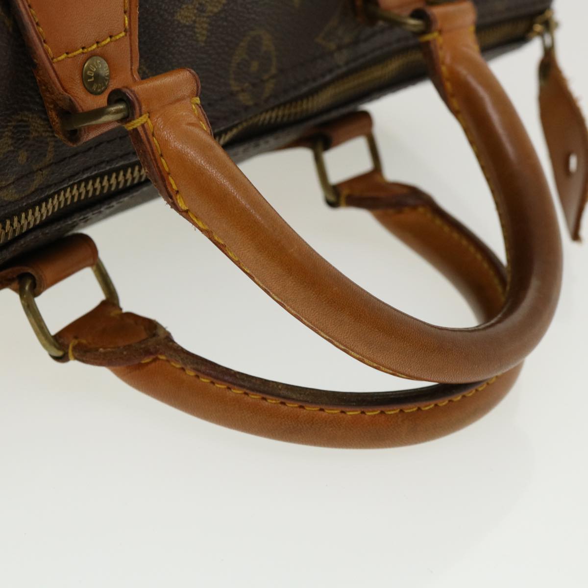 Louis Vuitton Brown Canvas Speedy 30 handbag bag
