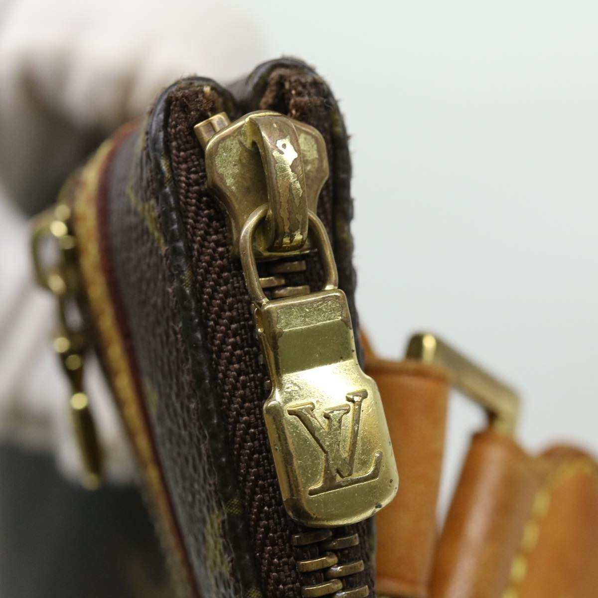 Louis Vuitton Brown Canvas Pochette Bosphore shoulder bag