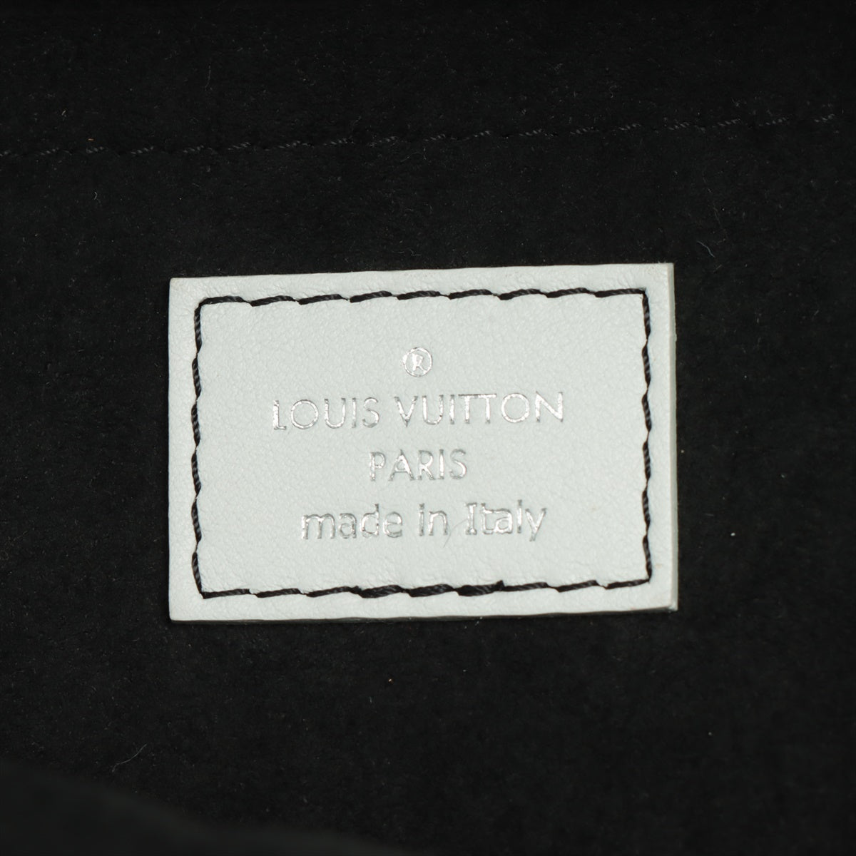 Louis Vuitton Gray Leather Palm Springs shoulder bag