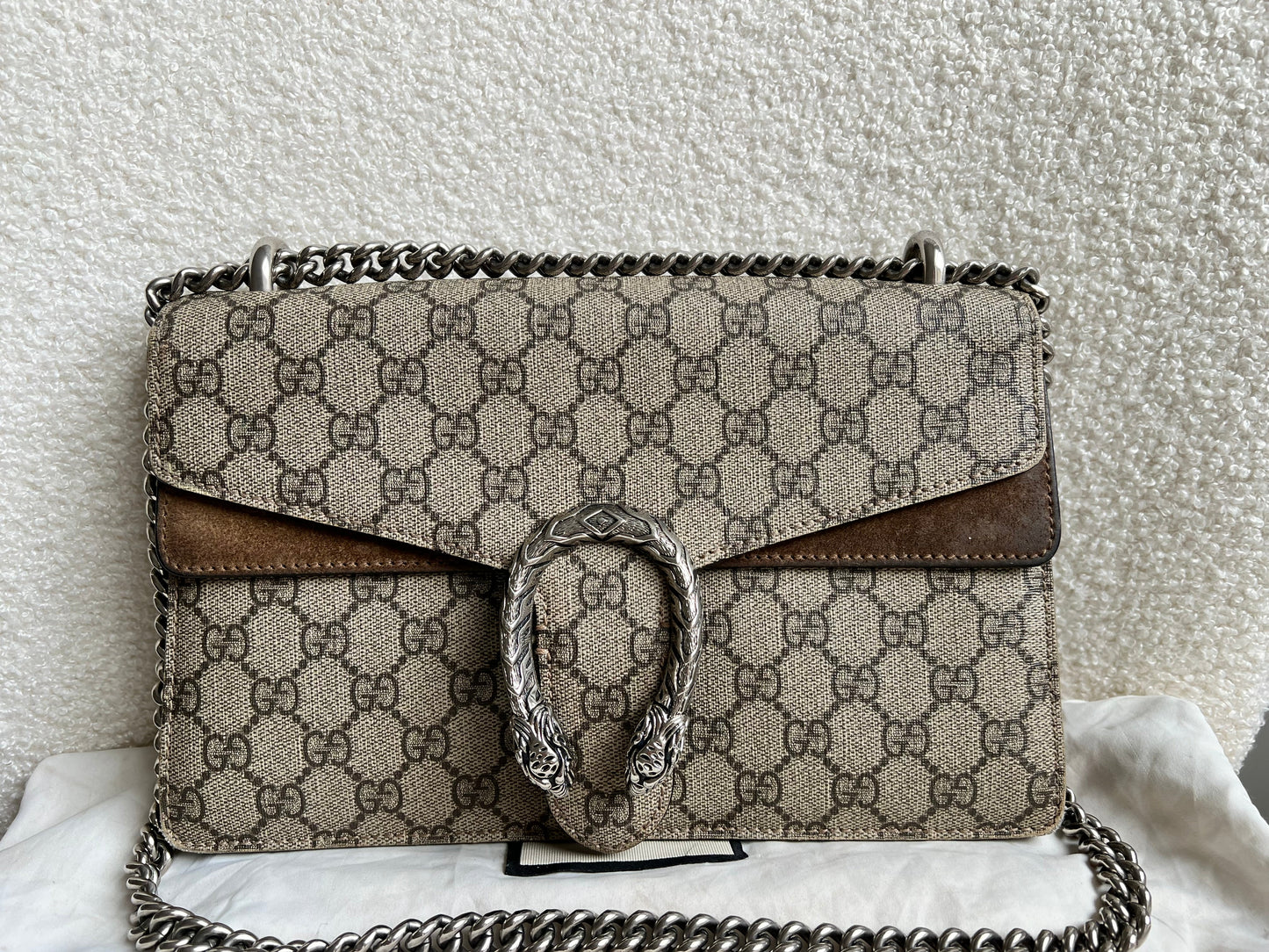 Gucci Dionysus GG Supreme Small Shoulder Bag (RRP £2,400)