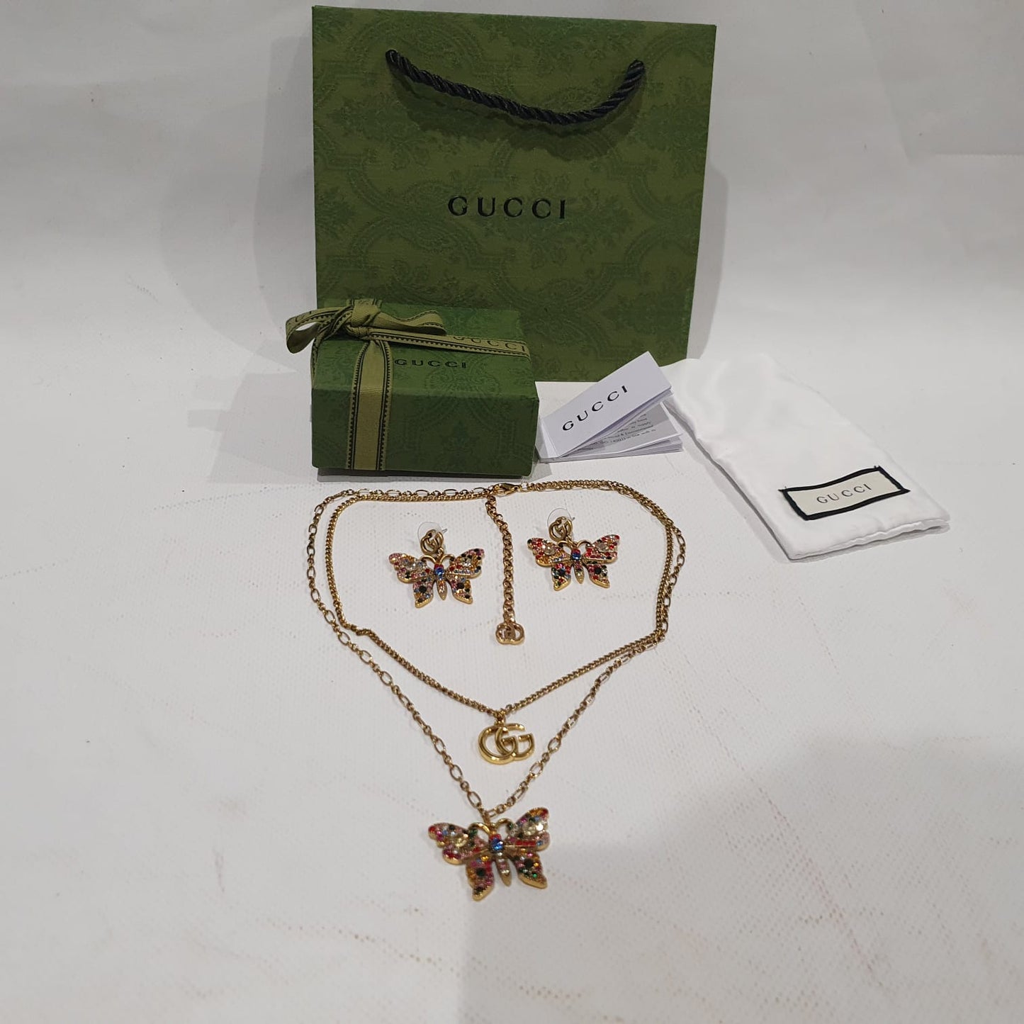 Gucci Necklace and Earrings