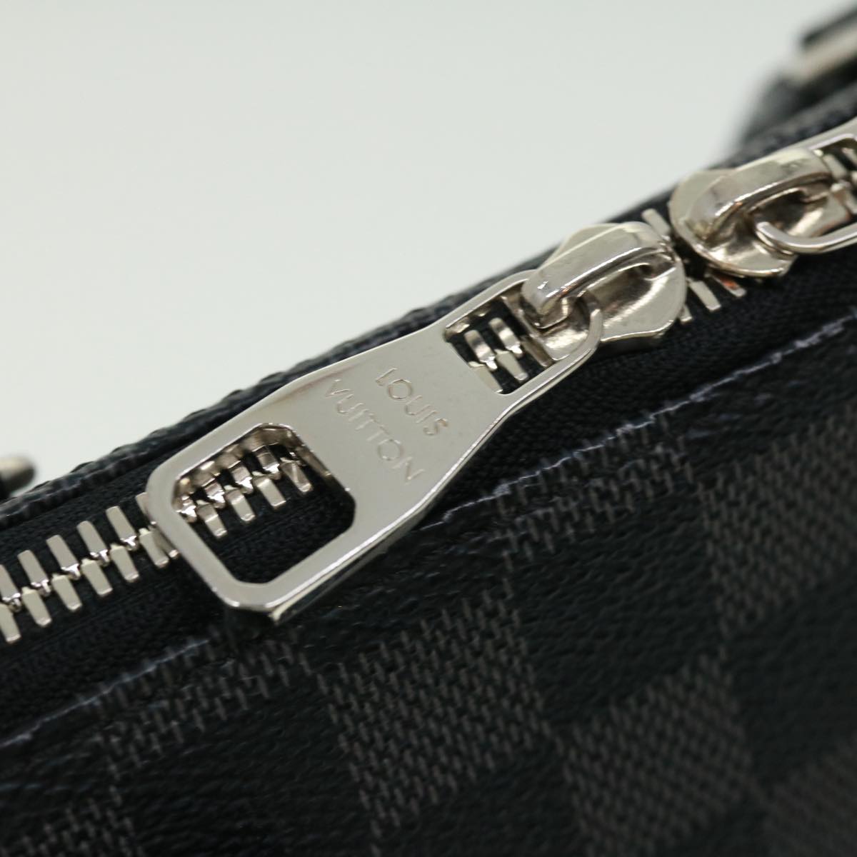 Louis Vuitton Black Canvas Porte documents Jour briefcase bag