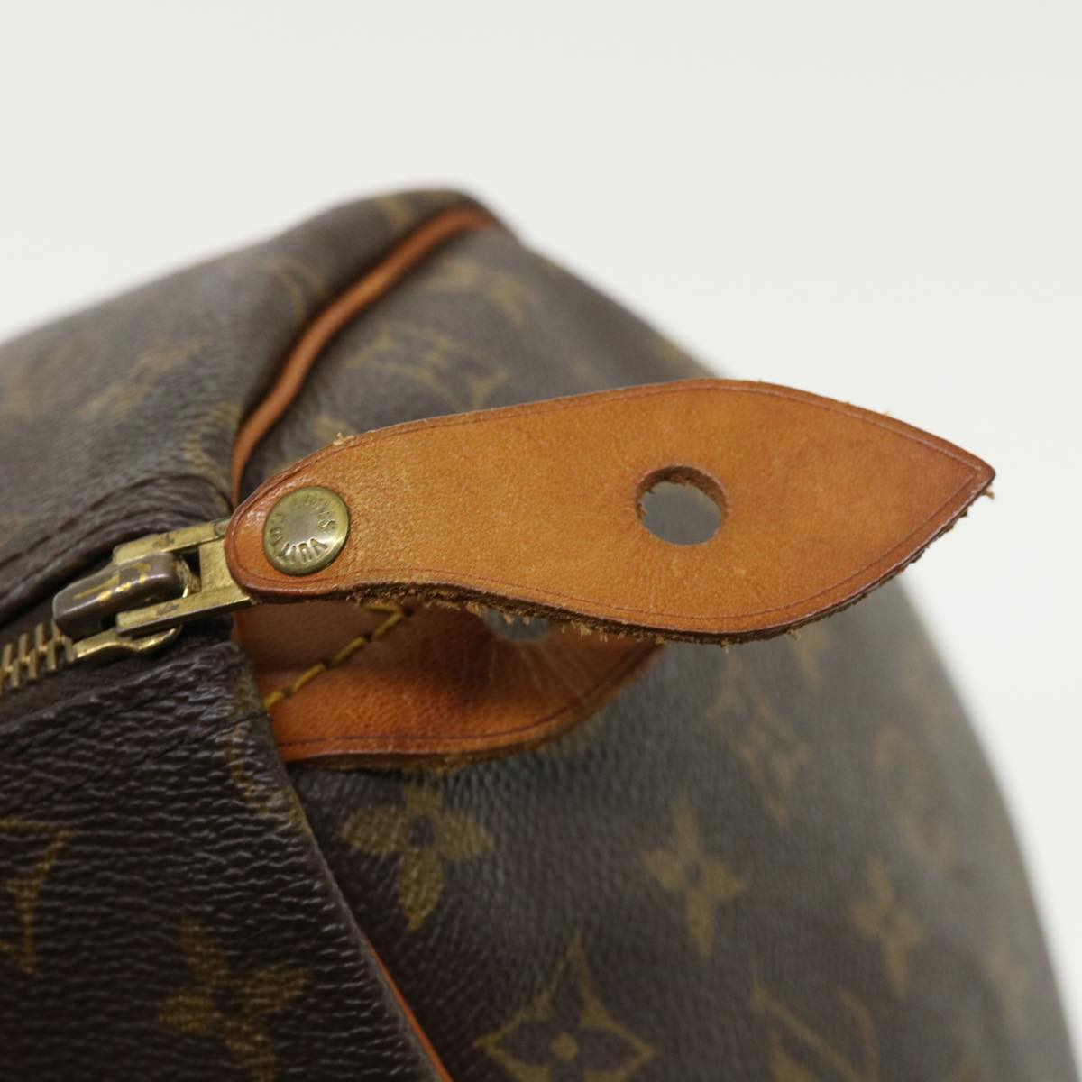Louis Vuitton Brown Canvas Speedy 30 handbag bag