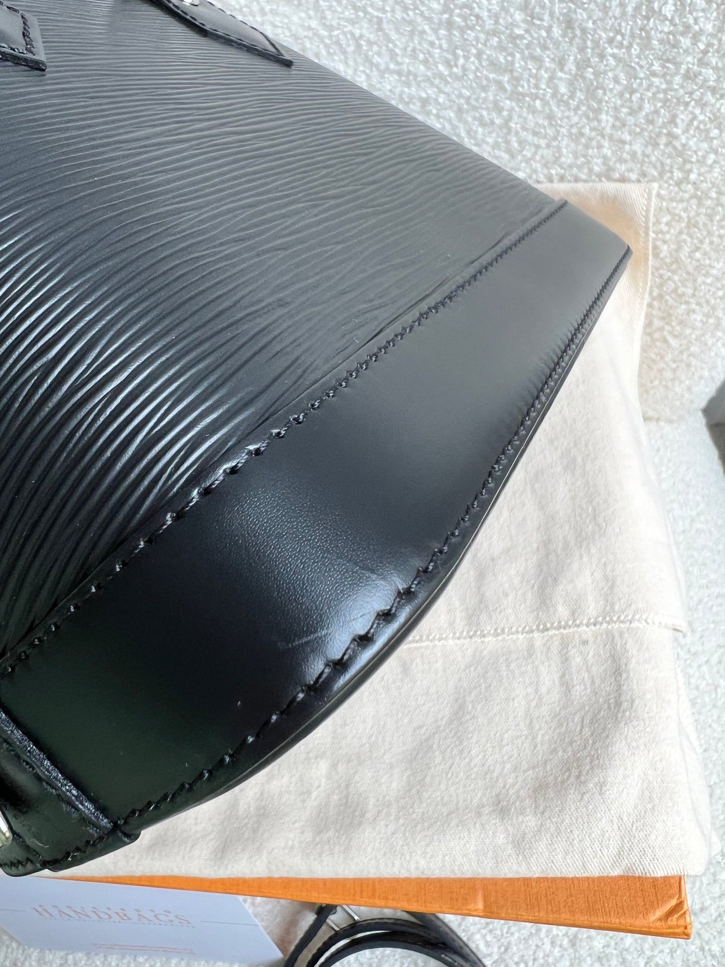 Louis Vuitton Alma BB Black Epi