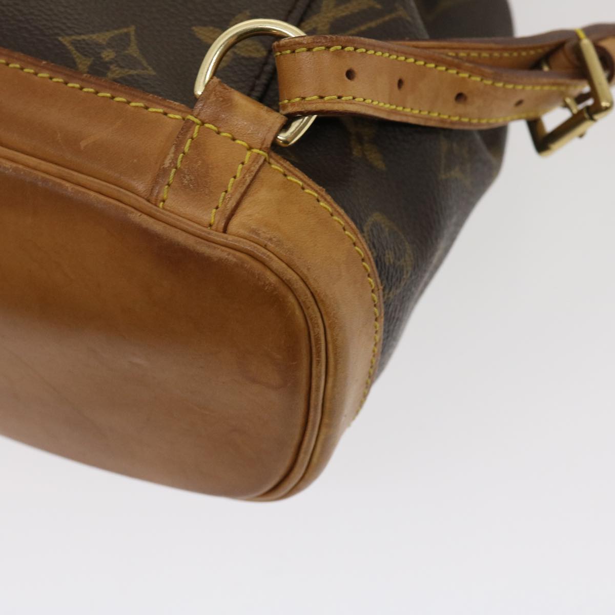 Louis Vuitton Gray Canvas Montsouris backpack bag