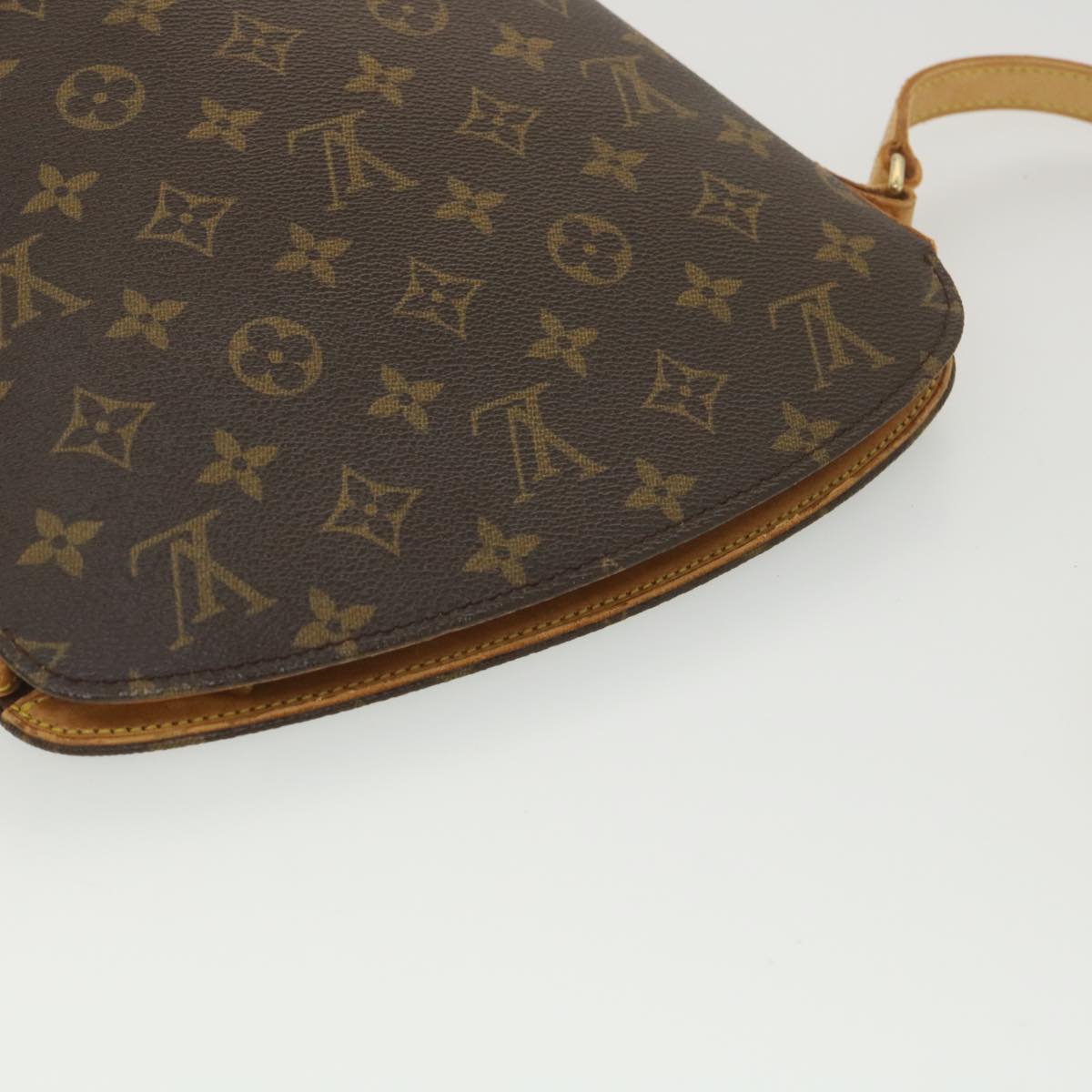 Louis Vuitton Brown Canvas Drouot shoulder bag