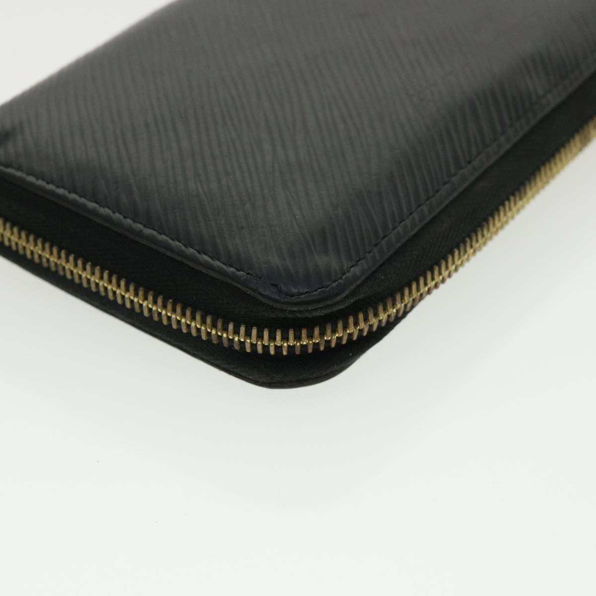 Louis Vuitton Black Leather Portefeuille zippy wallet accessories