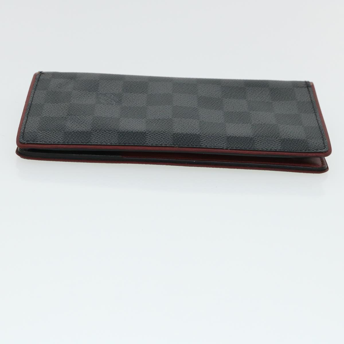 Louis Vuitton Black Canvas Brazza wallet accessories