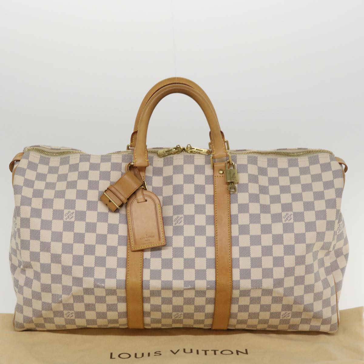 Louis Vuitton Bicolor Canvas Keepall 50 travel bag