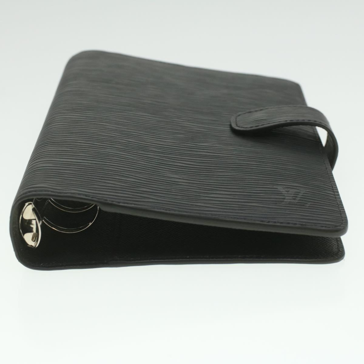 Louis Vuitton Black Leather Agenda cover wallet accessories