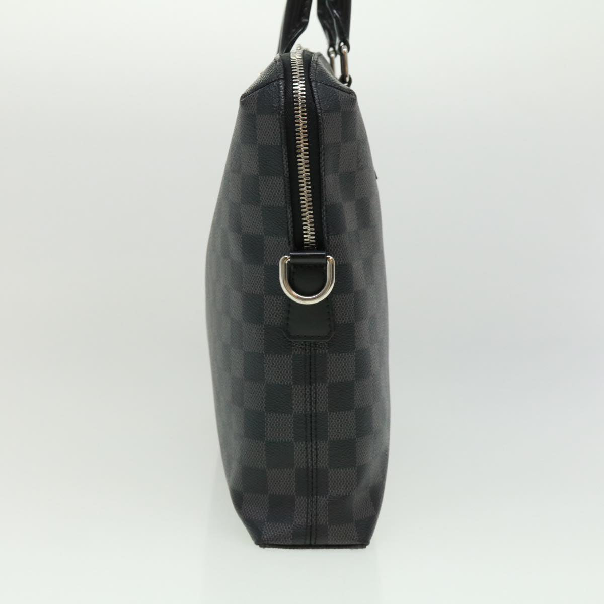 Louis Vuitton Black Canvas Porte documents Jour briefcase bag
