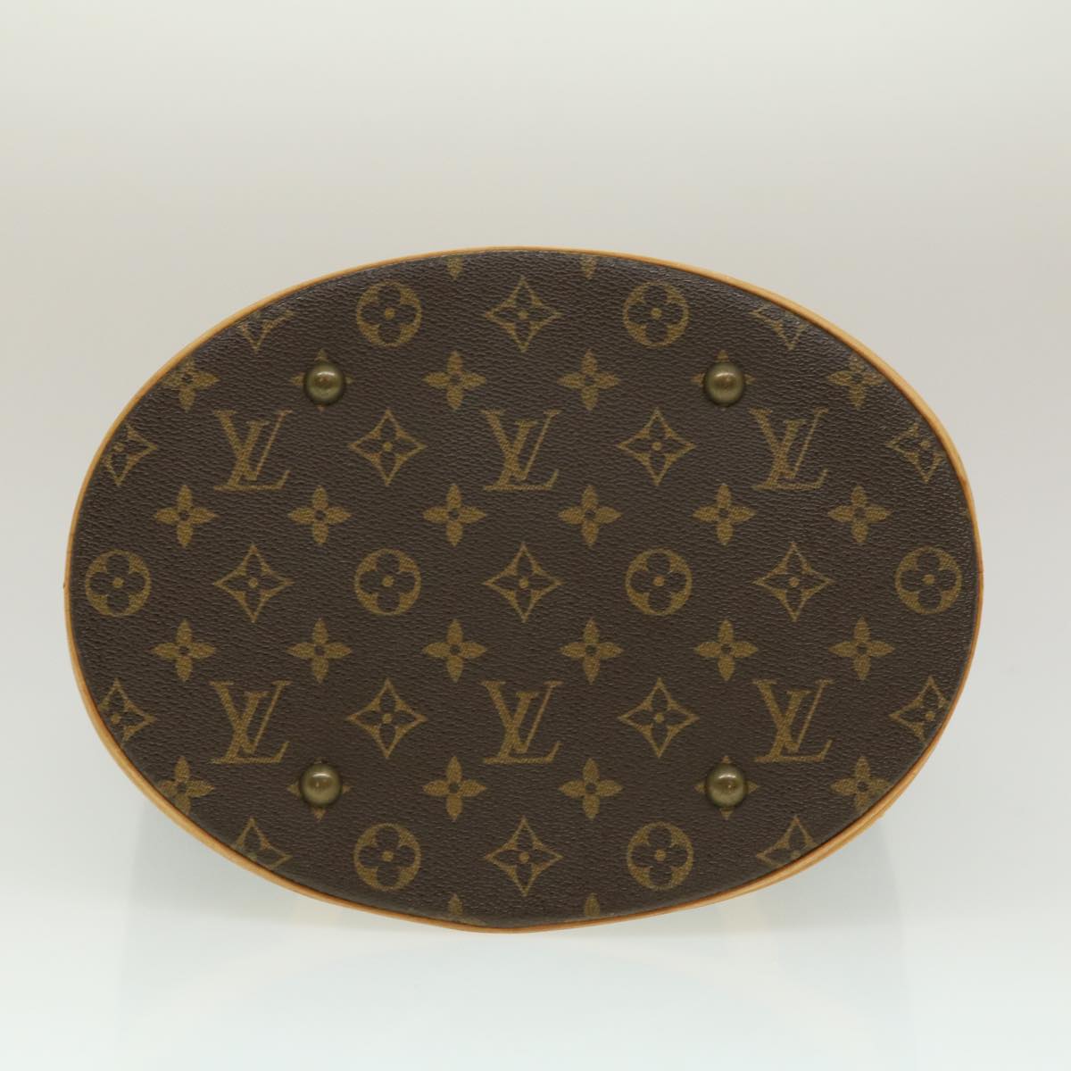Louis Vuitton Brown Canvas Bucket shoulder bag
