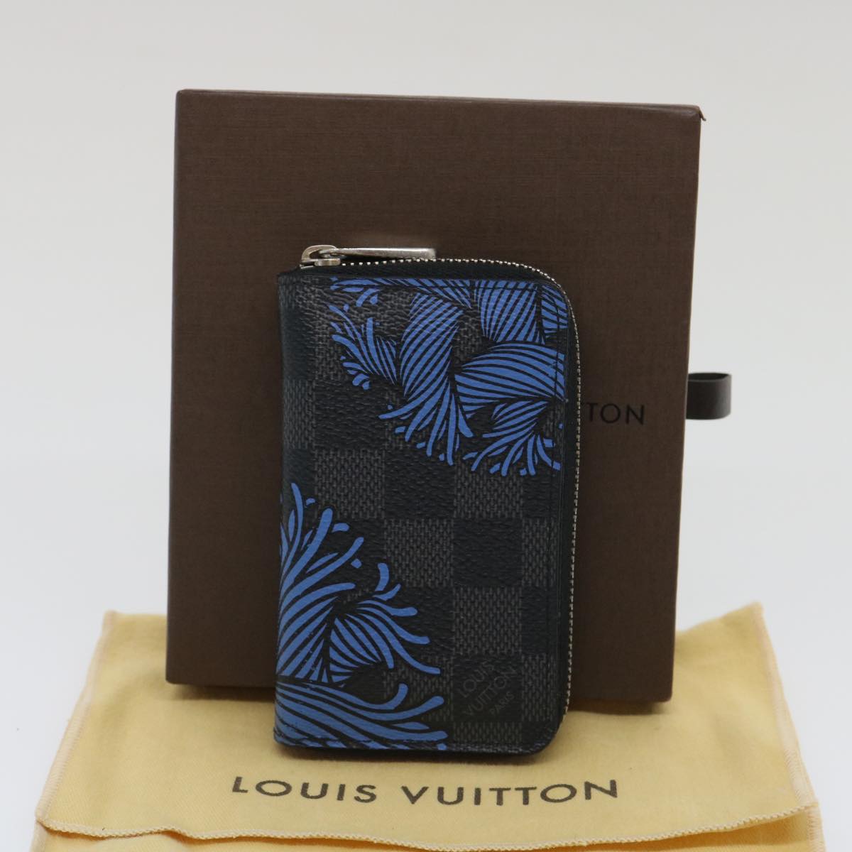 Louis Vuitton Blue Canvas Christopher wallet accessories