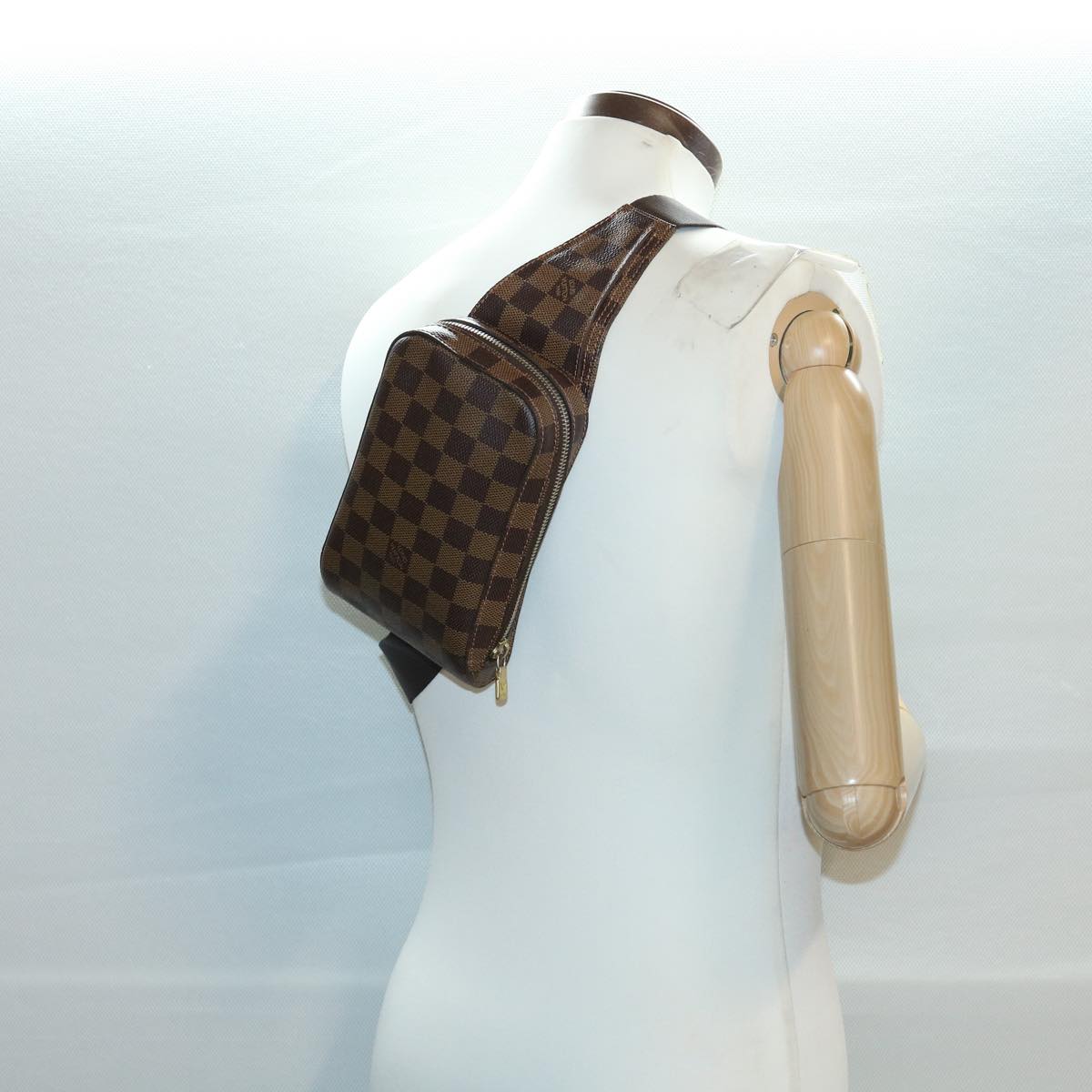 Louis Vuitton Brown Canvas Geronimos shoulder bag