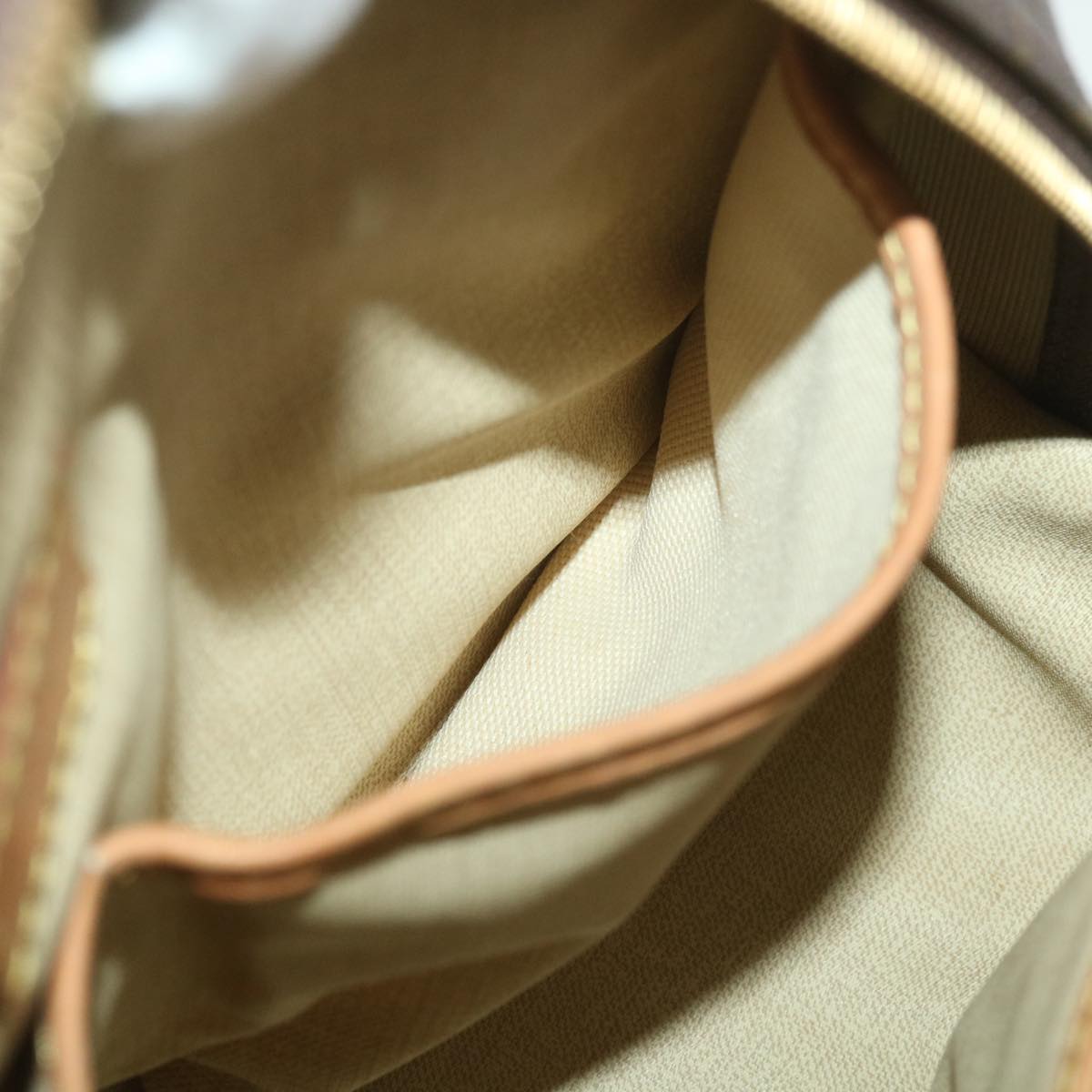 Louis Vuitton Brown Canvas Trouville handbag bag