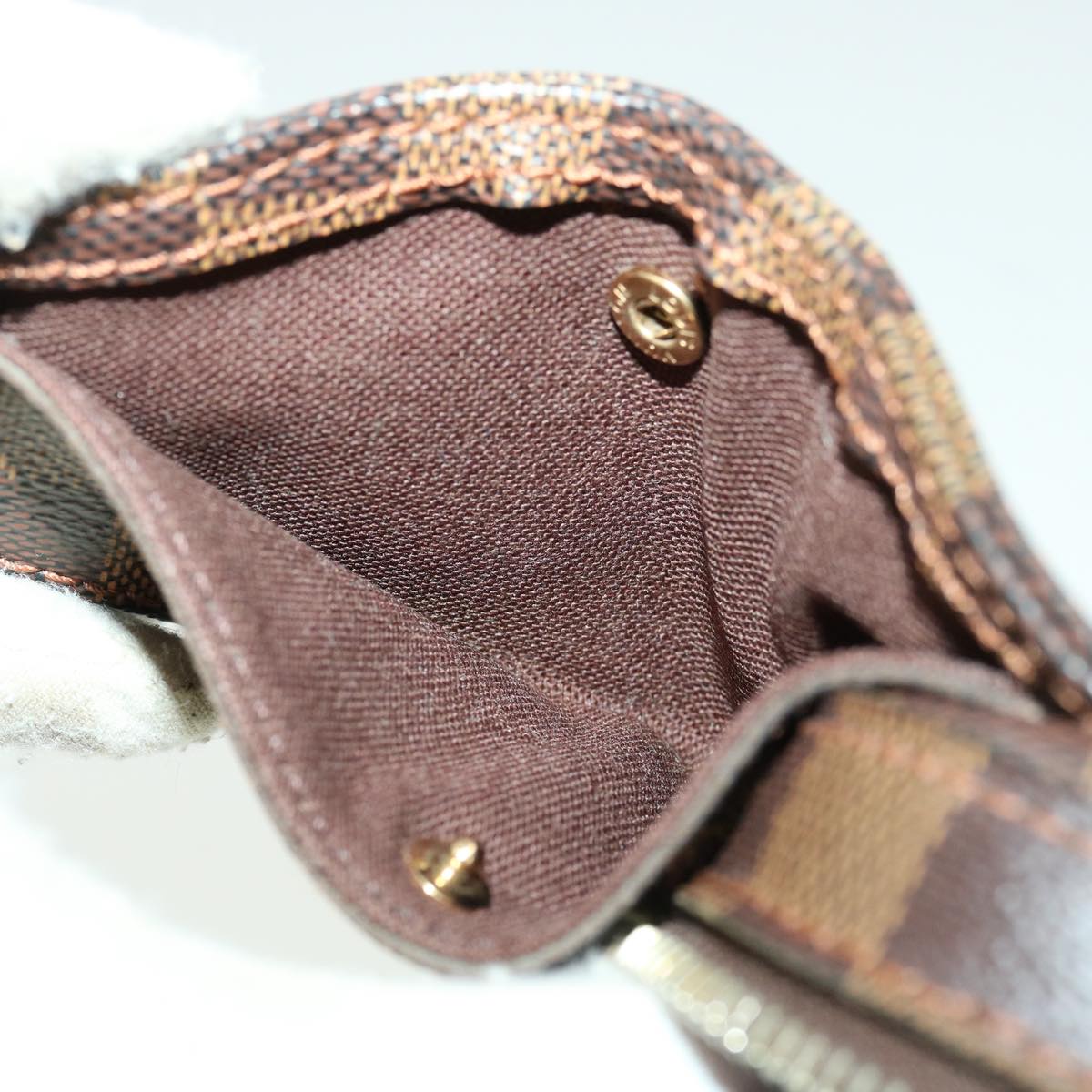 Louis Vuitton Brown Canvas Geronimos shoulder bag