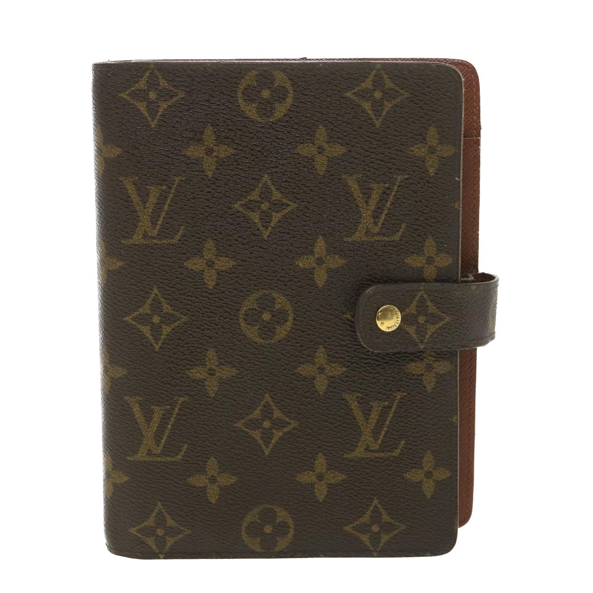 Louis Vuitton Brown Canvas Agenda cover wallet accessories