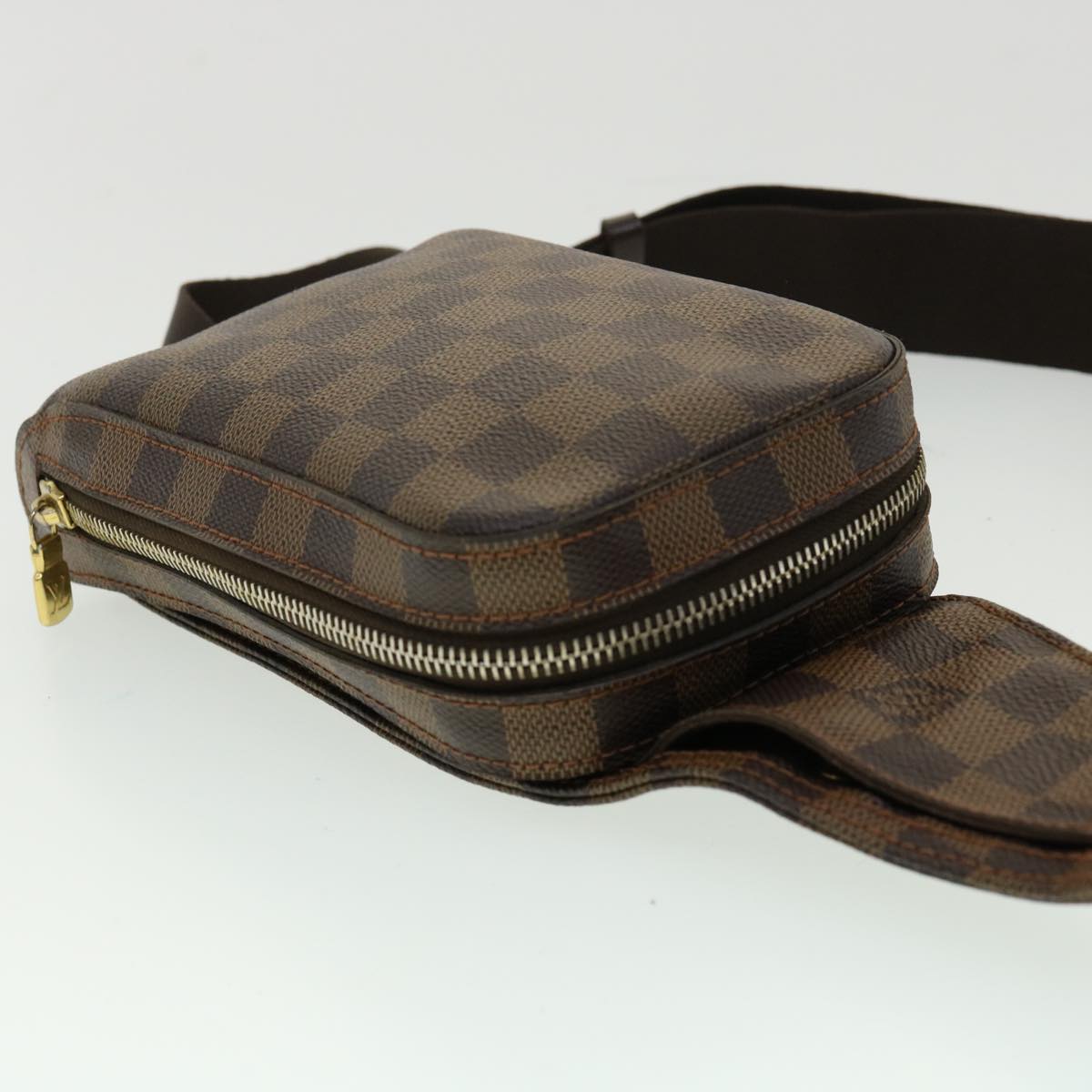 Louis Vuitton Brown Canvas Geronimos shoulder bag