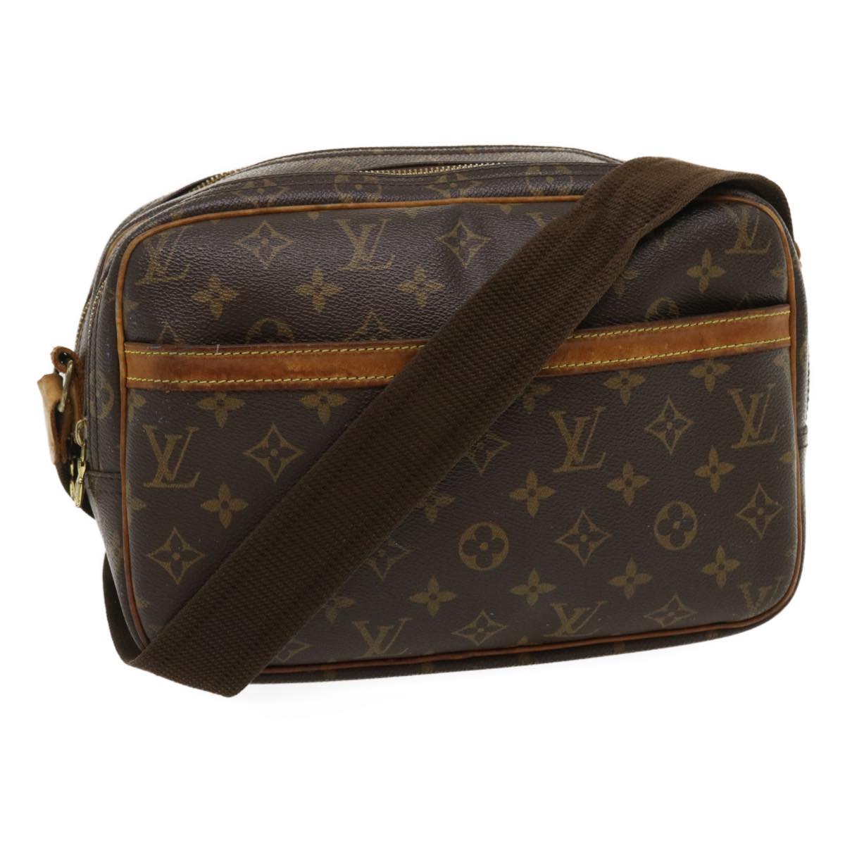 Louis Vuitton Brown Canvas Reporter shoulder bag