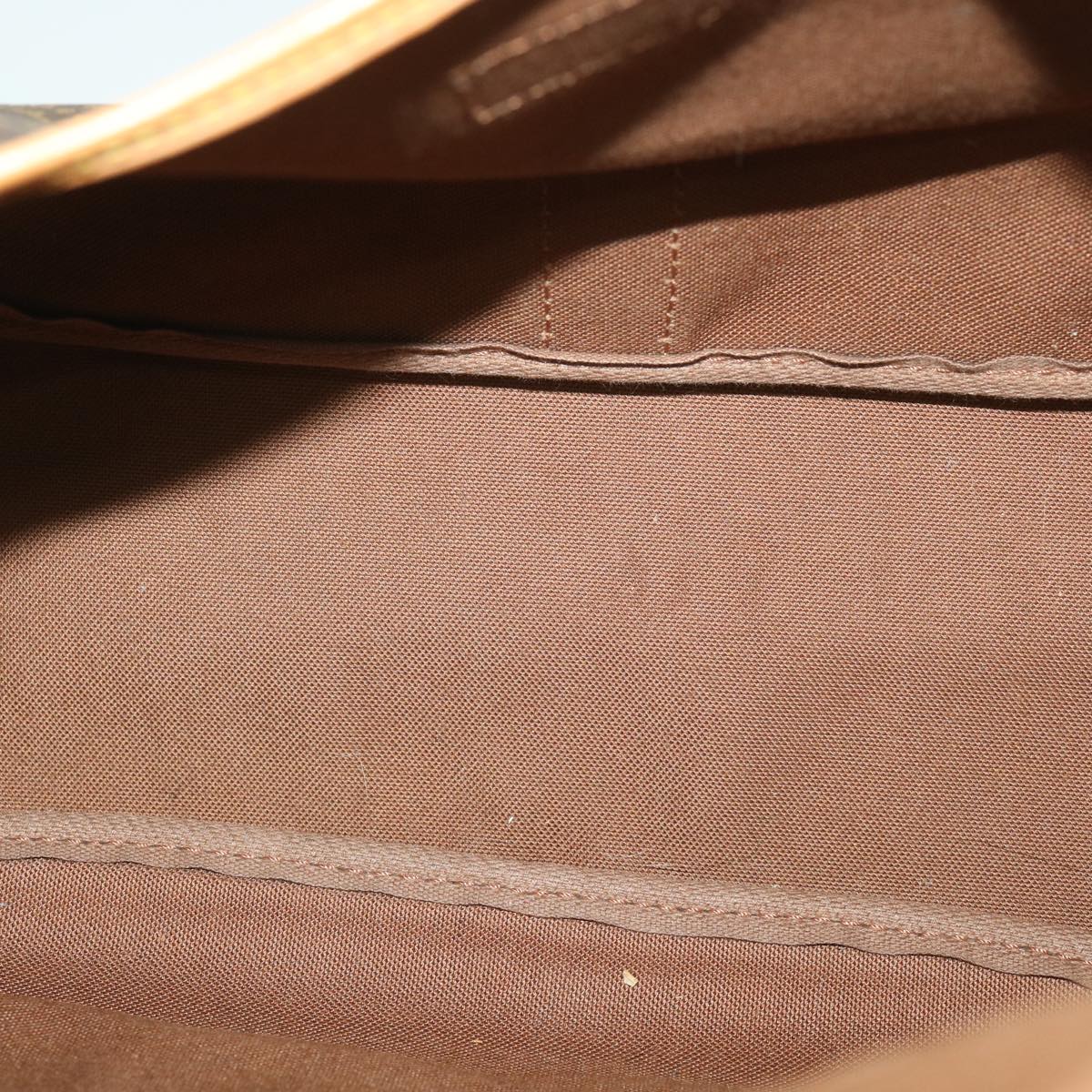 Louis Vuitton Brown Canvas Saumur shoulder bag