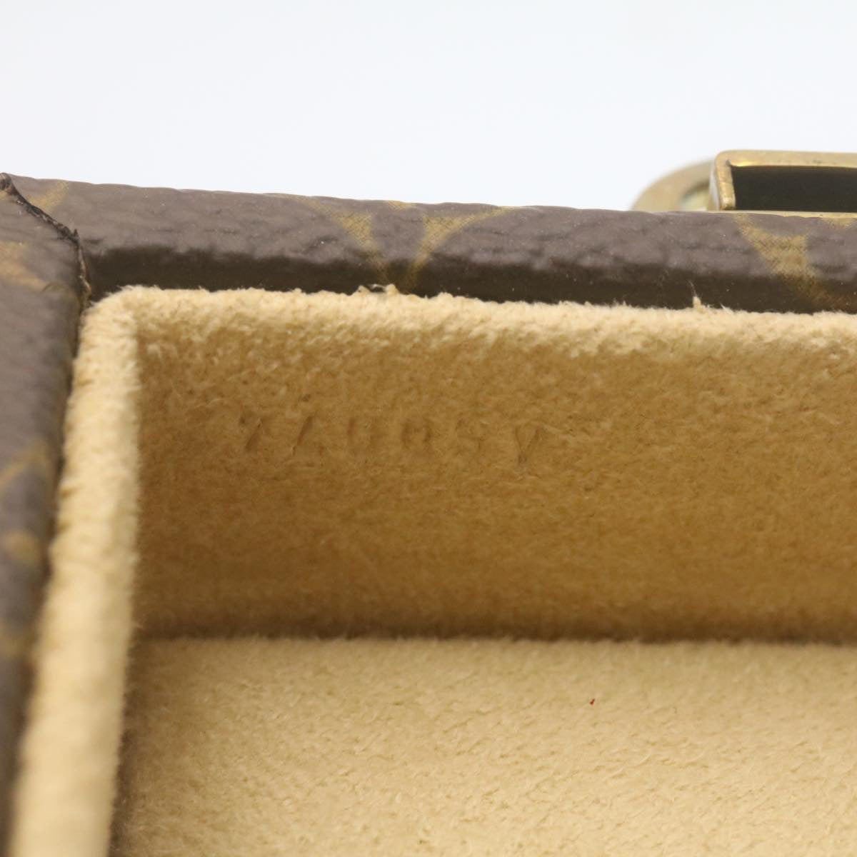 Louis Vuitton Gray Canvas Jewelry case wallet accessories