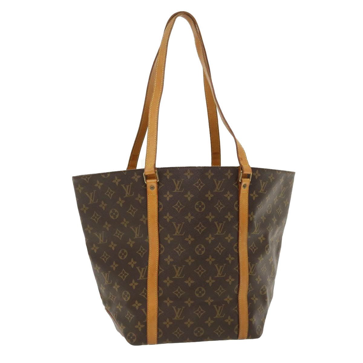 Louis Vuitton Brown Canvas SAC SHOPPING shoulder bag