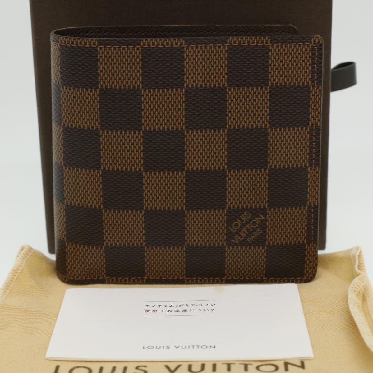 Louis Vuitton Brown Canvas Marco wallet accessories