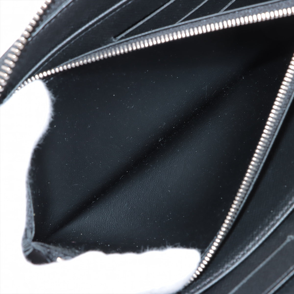 Louis Vuitton Black Leather Zippy organizer wallet accessories