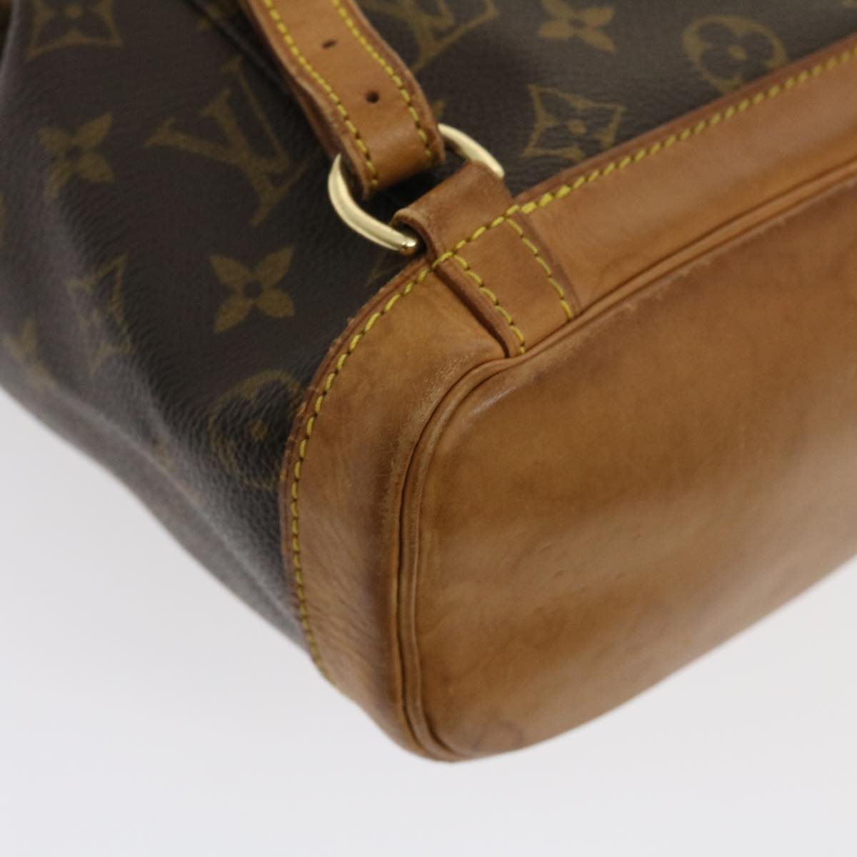 Louis Vuitton Gray Canvas Montsouris backpack bag