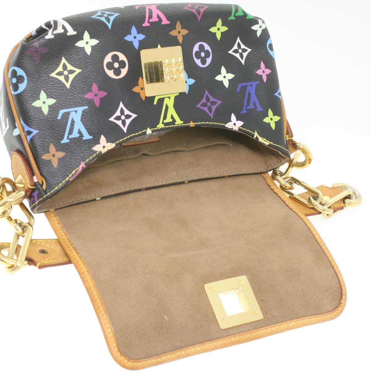 Louis Vuitton Black Canvas Patti shoulder bag