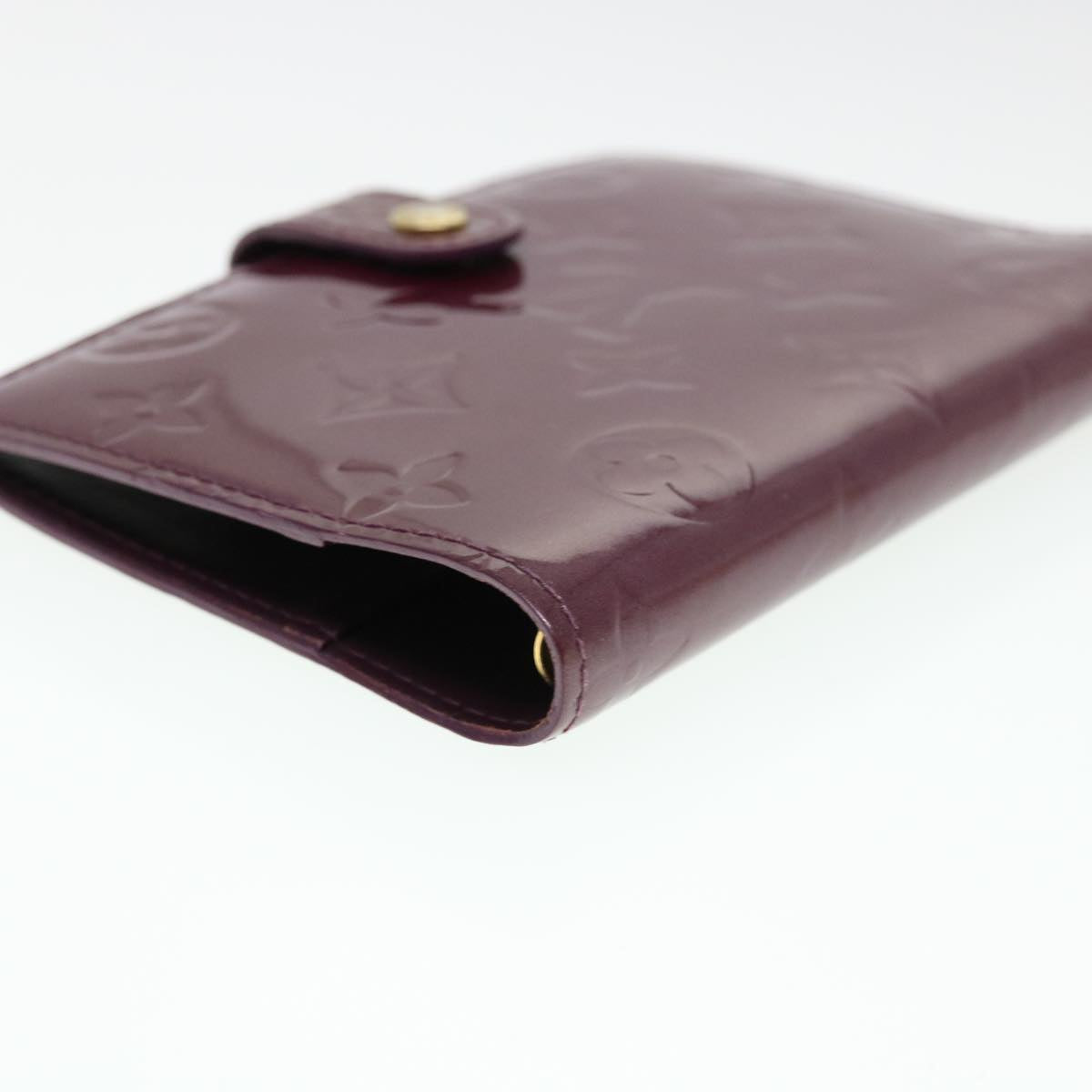 Louis Vuitton Bordeaux Patent leather Agenda cover wallet accessories