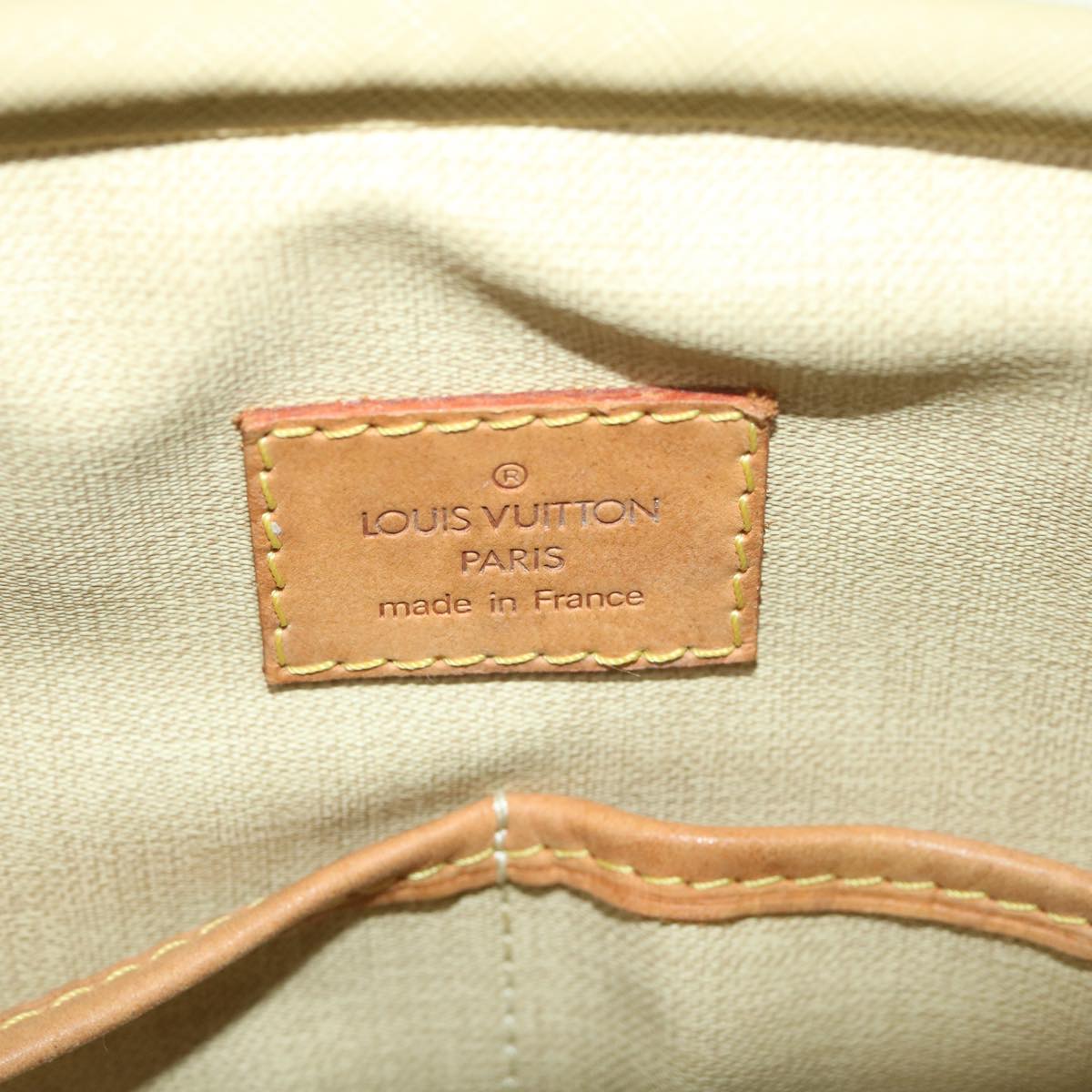 Louis Vuitton Brown Canvas Trouville handbag bag