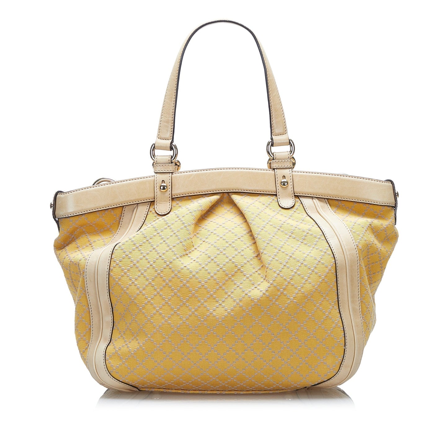 Gucci Diamante Bamboo Handbag