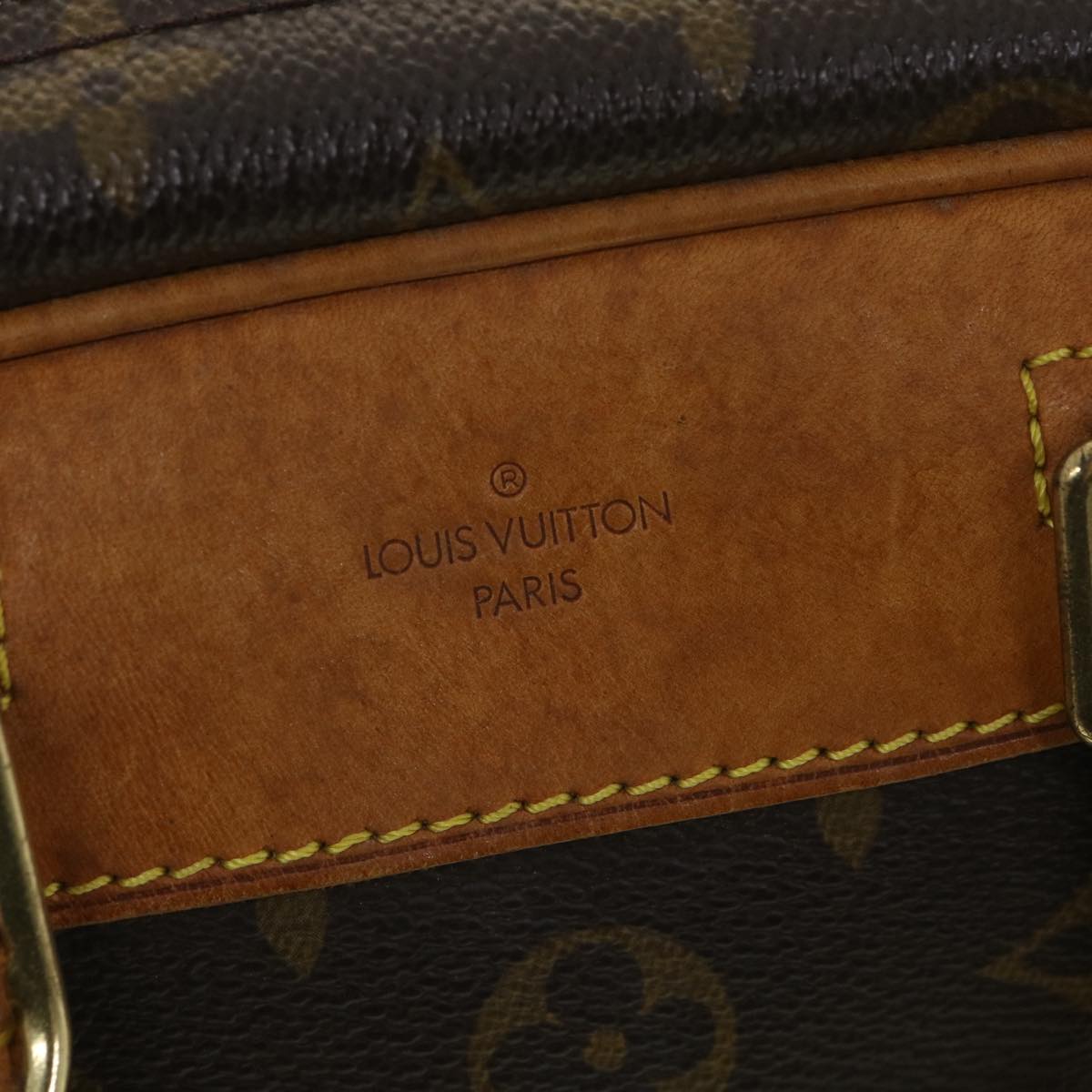 Louis Vuitton Brown Canvas Trouville handbag bag