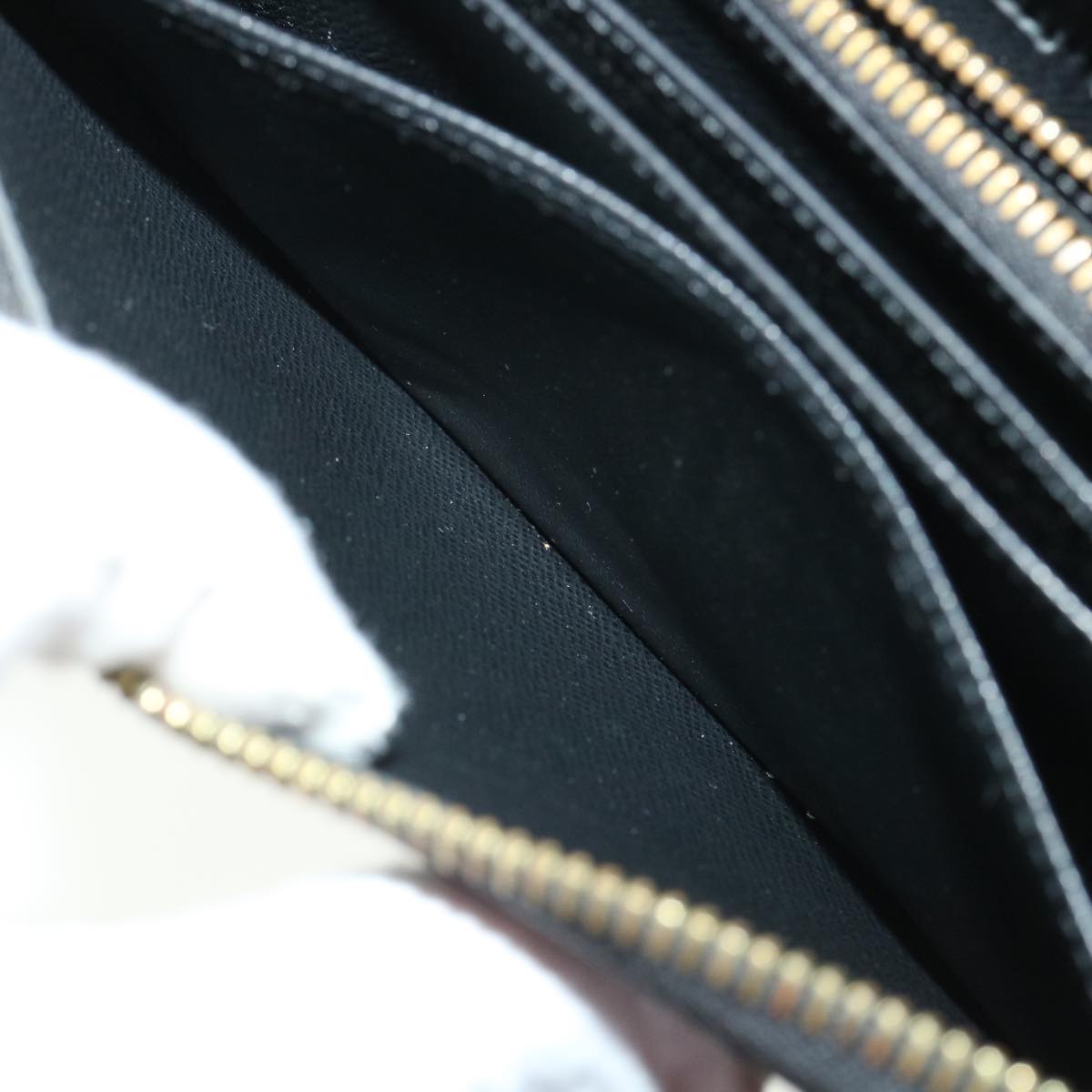 Louis Vuitton Black Leather Portefeuille zippy wallet accessories