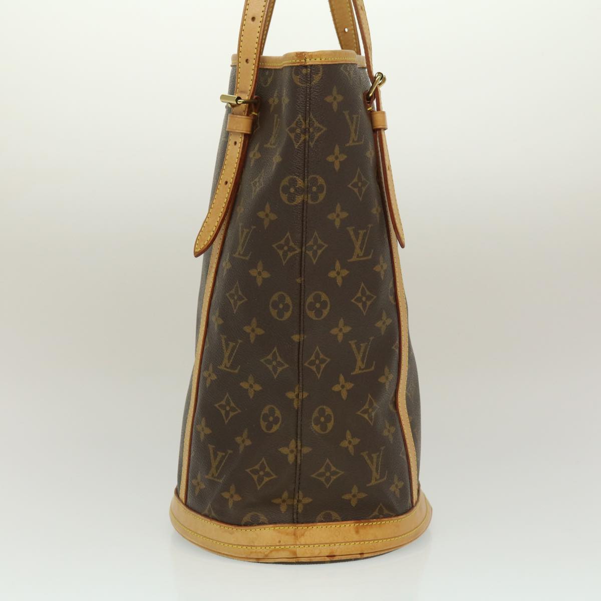 Louis Vuitton Brown Canvas Bucket shoulder bag