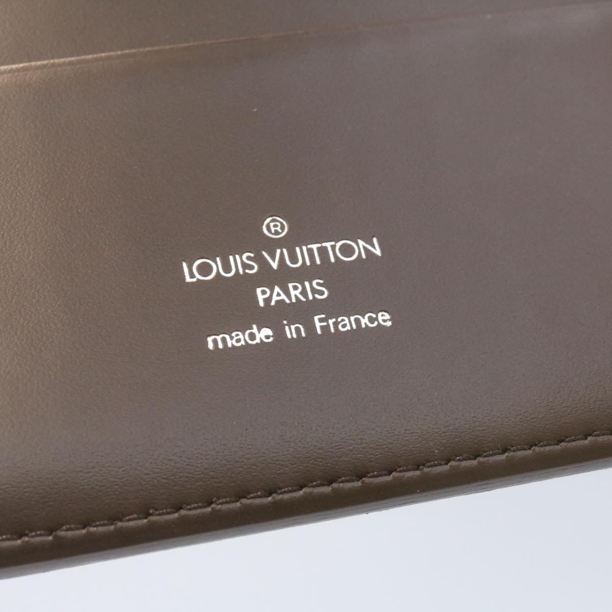 Louis Vuitton Brown Leather Agenda cover wallet accessories