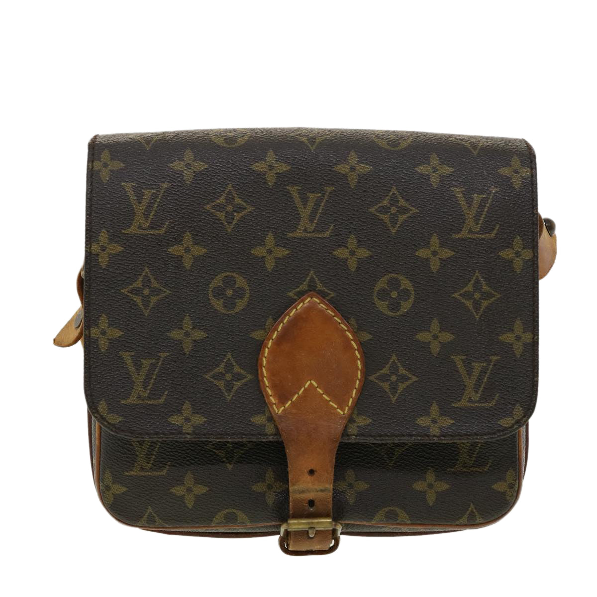 Louis Vuitton Brown Canvas Cartouchiere shoulder bag