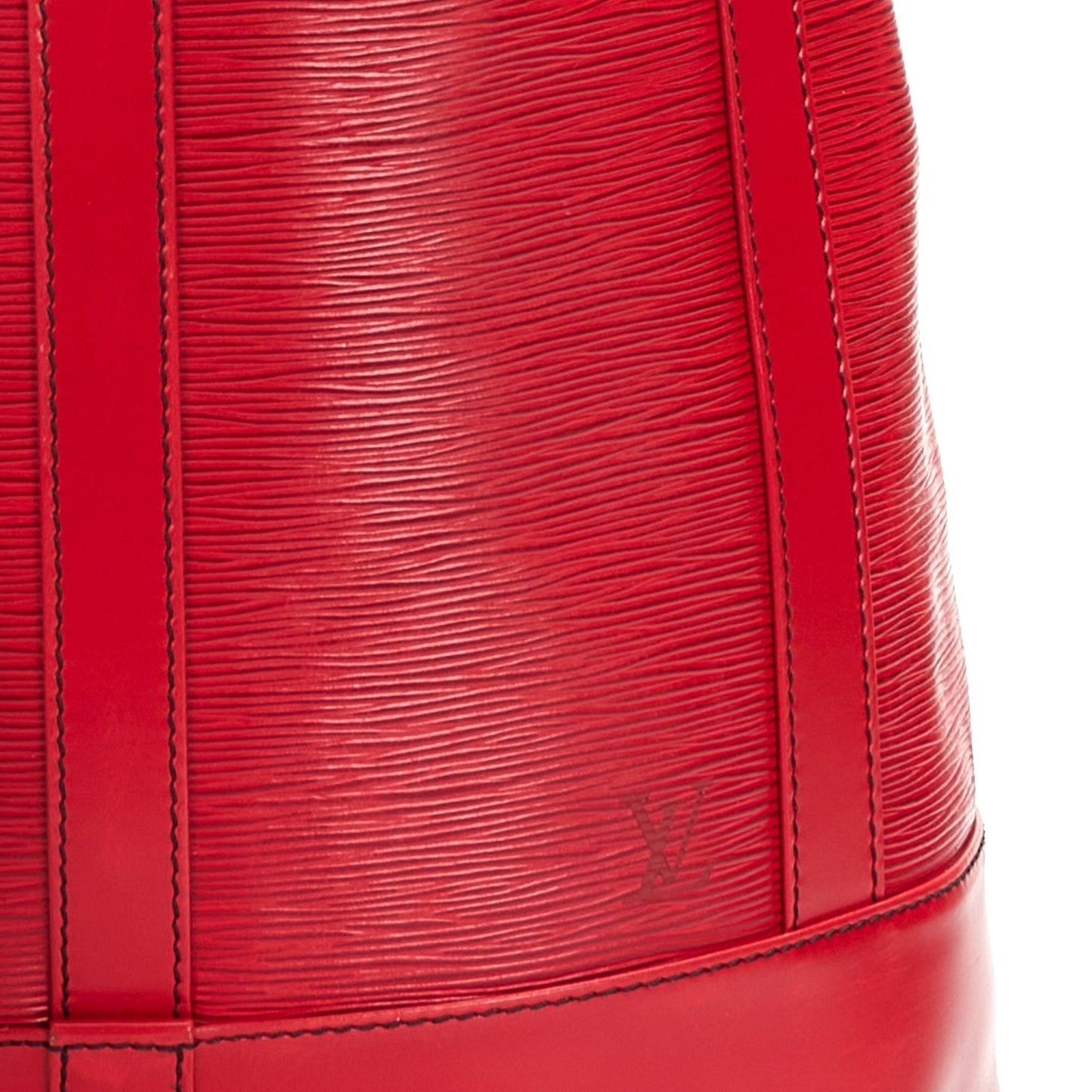 LOUIS VUITTON Epi Randonnee PM Red