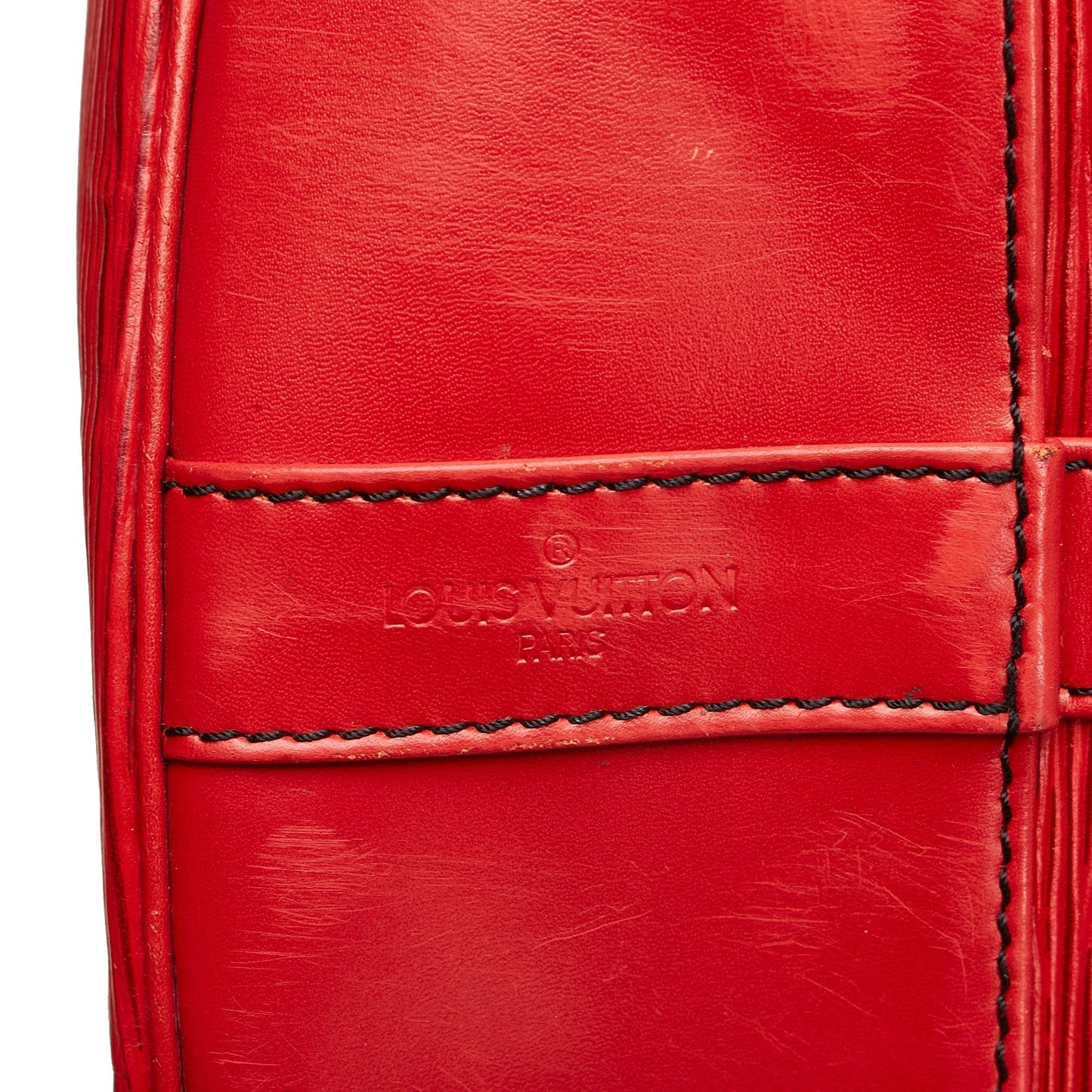 LOUIS VUITTON Epi Randonnee PM Red
