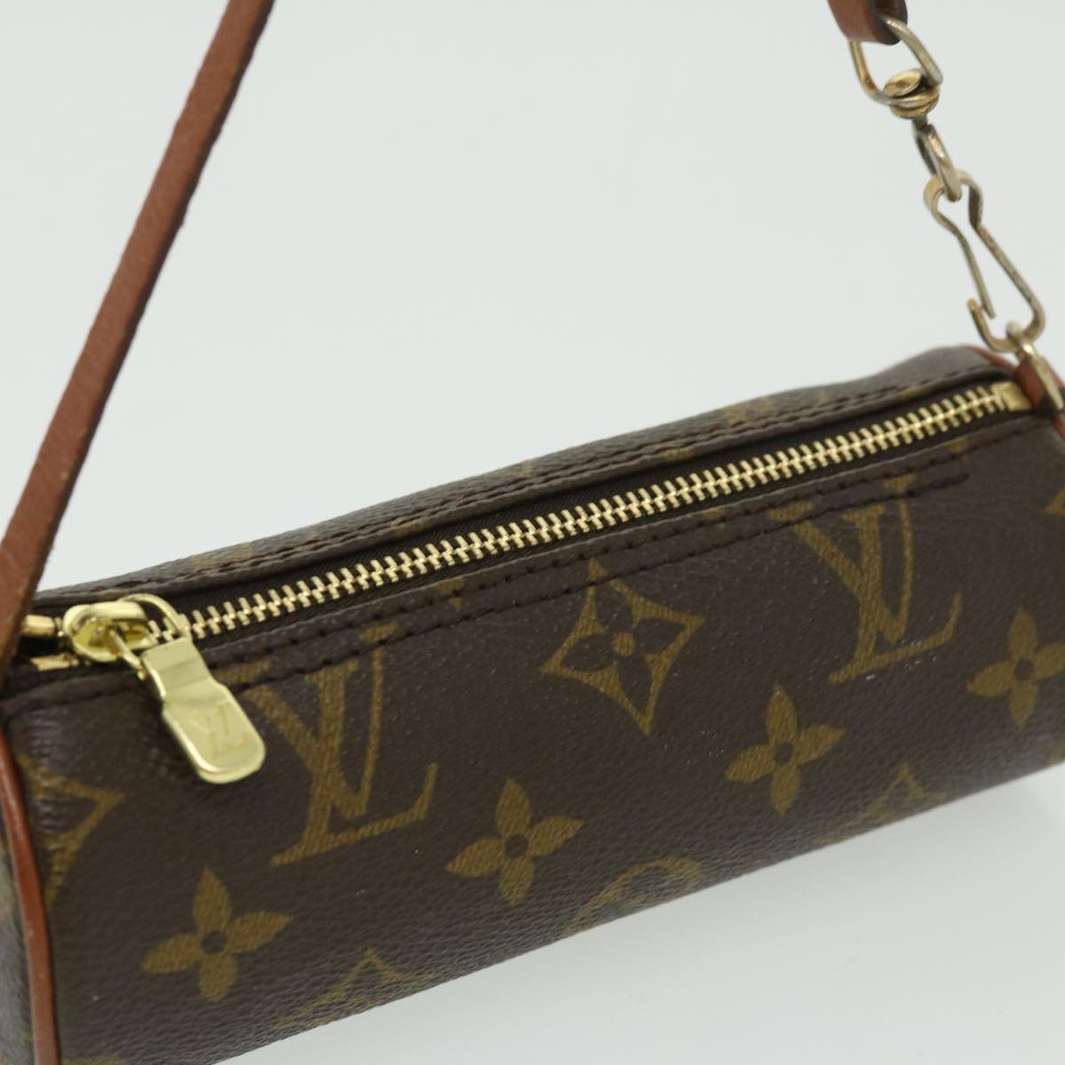 Louis Vuitton Brown Canvas Papillon 30 handbag bag