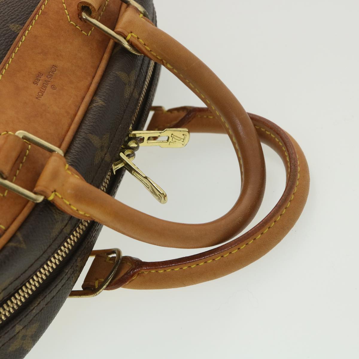 Louis Vuitton Brown Canvas Trouville handbag bag