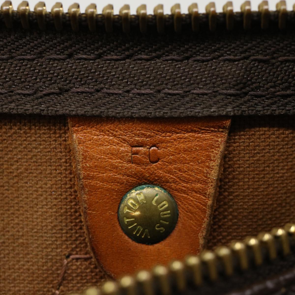 Louis Vuitton Brown Canvas Speedy 30 handbag bag